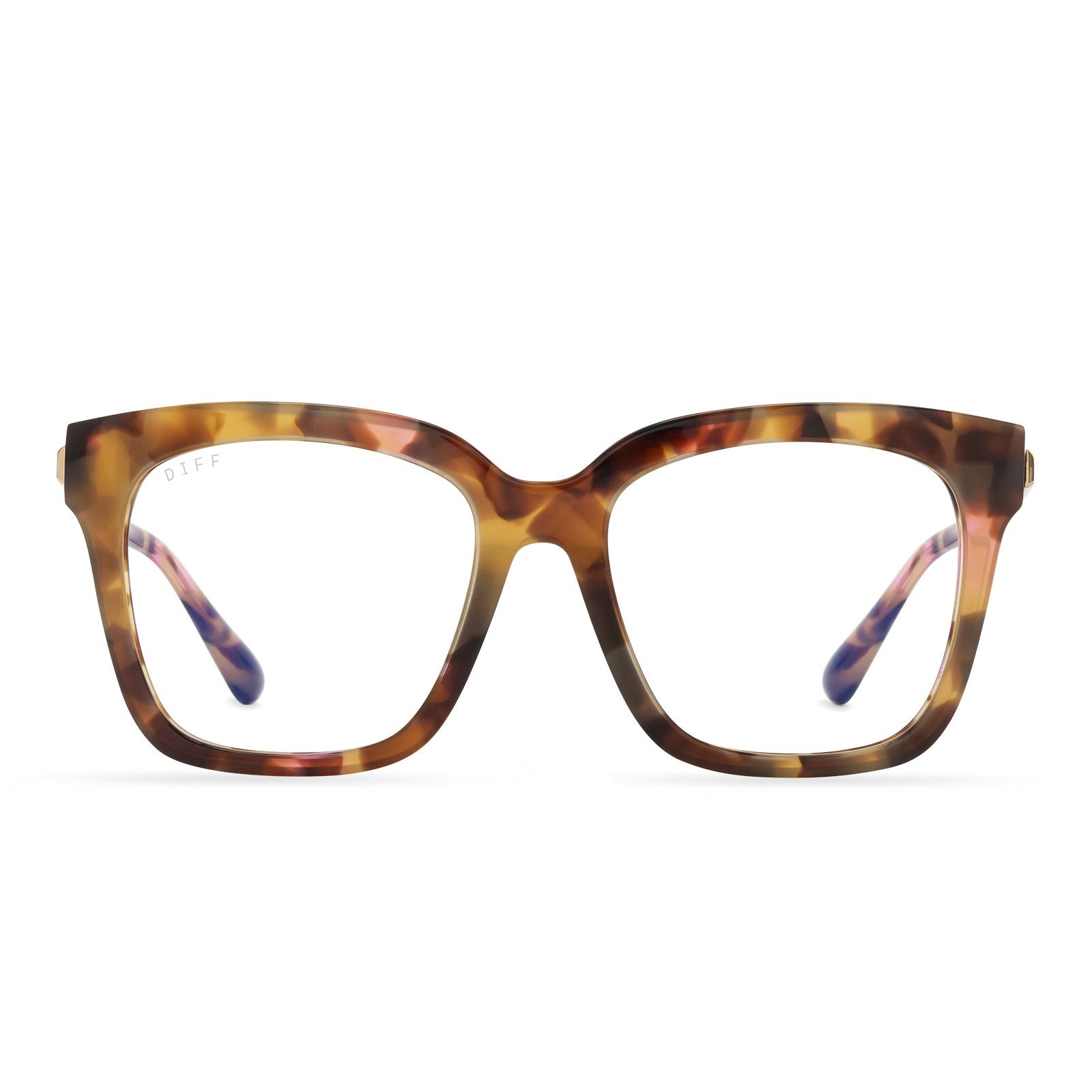 BELLA - LOTUS TORTOISE + BLUE LIGHT TECHNOLOGY GLASSES sold by Diff Eyewear