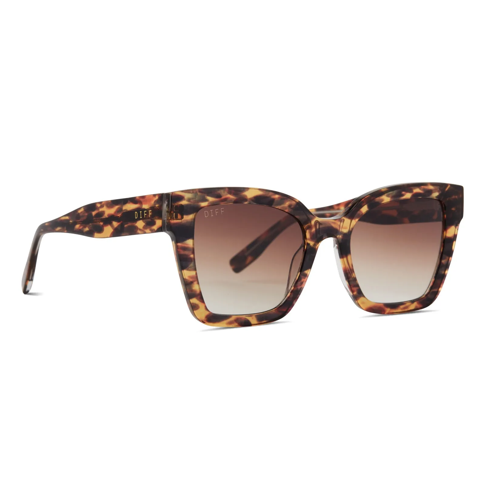 RHYS - WILD TORTOISE + BROWN GRADIENT SUNGLASSES sold by Diff Eyewear product image thumbnail 2