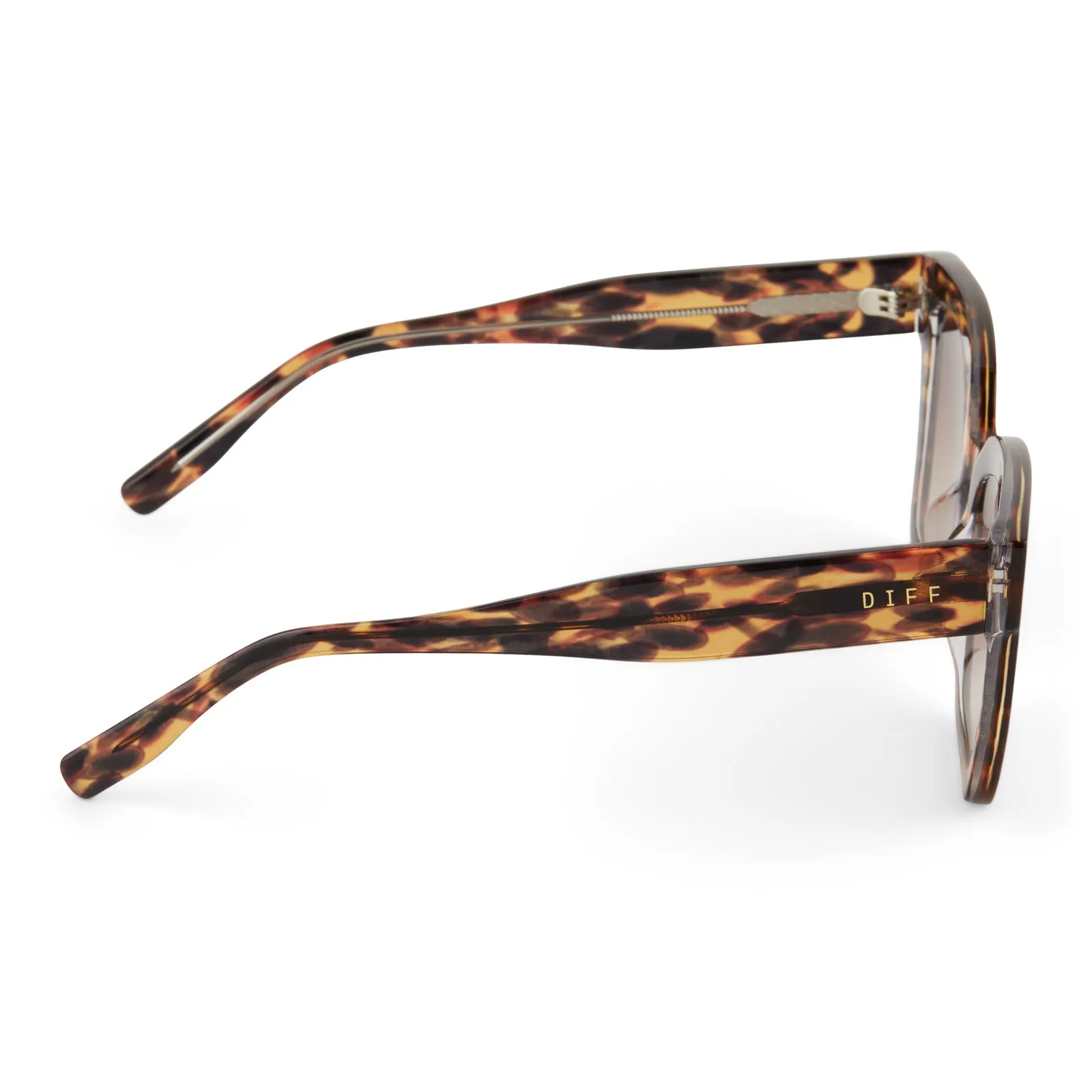 RHYS - WILD TORTOISE + BROWN GRADIENT SUNGLASSES sold by Diff Eyewear product image thumbnail 3