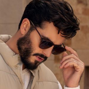 MAXWELL - CLAYTON + BROWN GRADIENT POLARIZED SUNGLASSES sold by Diff Eyewear