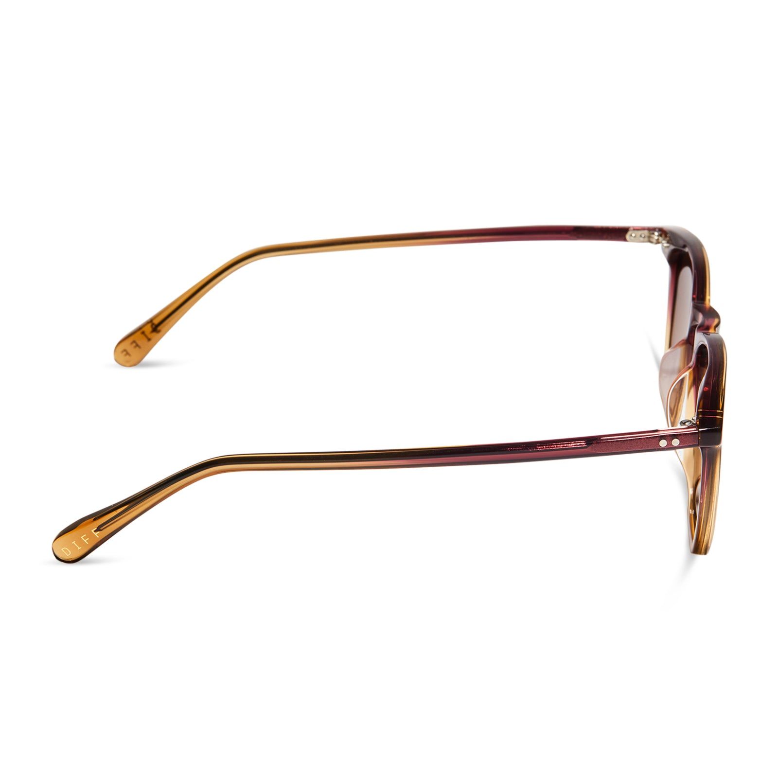 MAXWELL - CLAYTON + BROWN GRADIENT POLARIZED SUNGLASSES sold by Diff Eyewear product image thumbnail 3