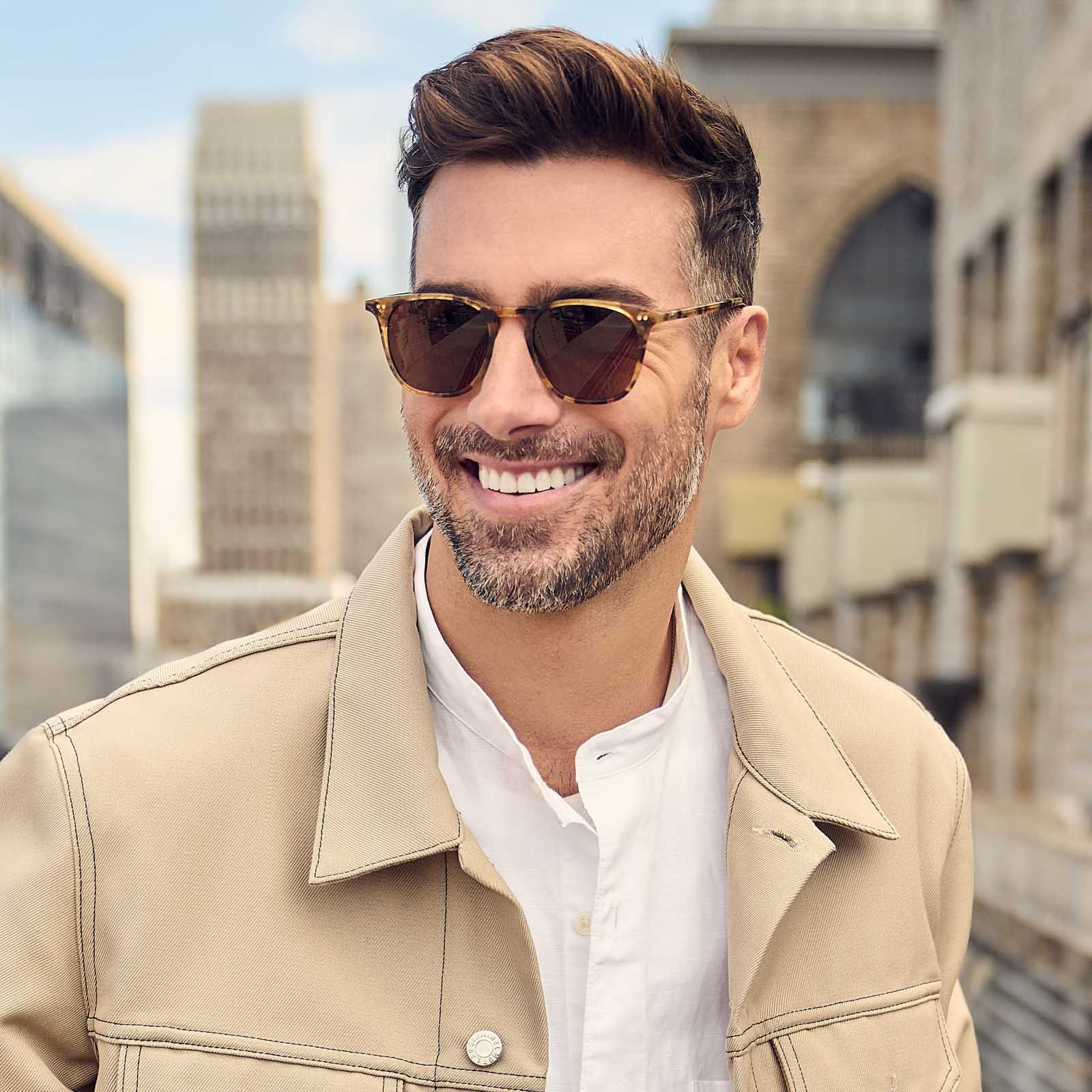 MAXWELL - TOASTED COCONUT + BROWN GRADIENT POLARIZED SUNGLASSES sold by Diff Eyewear product image thumbnail 5