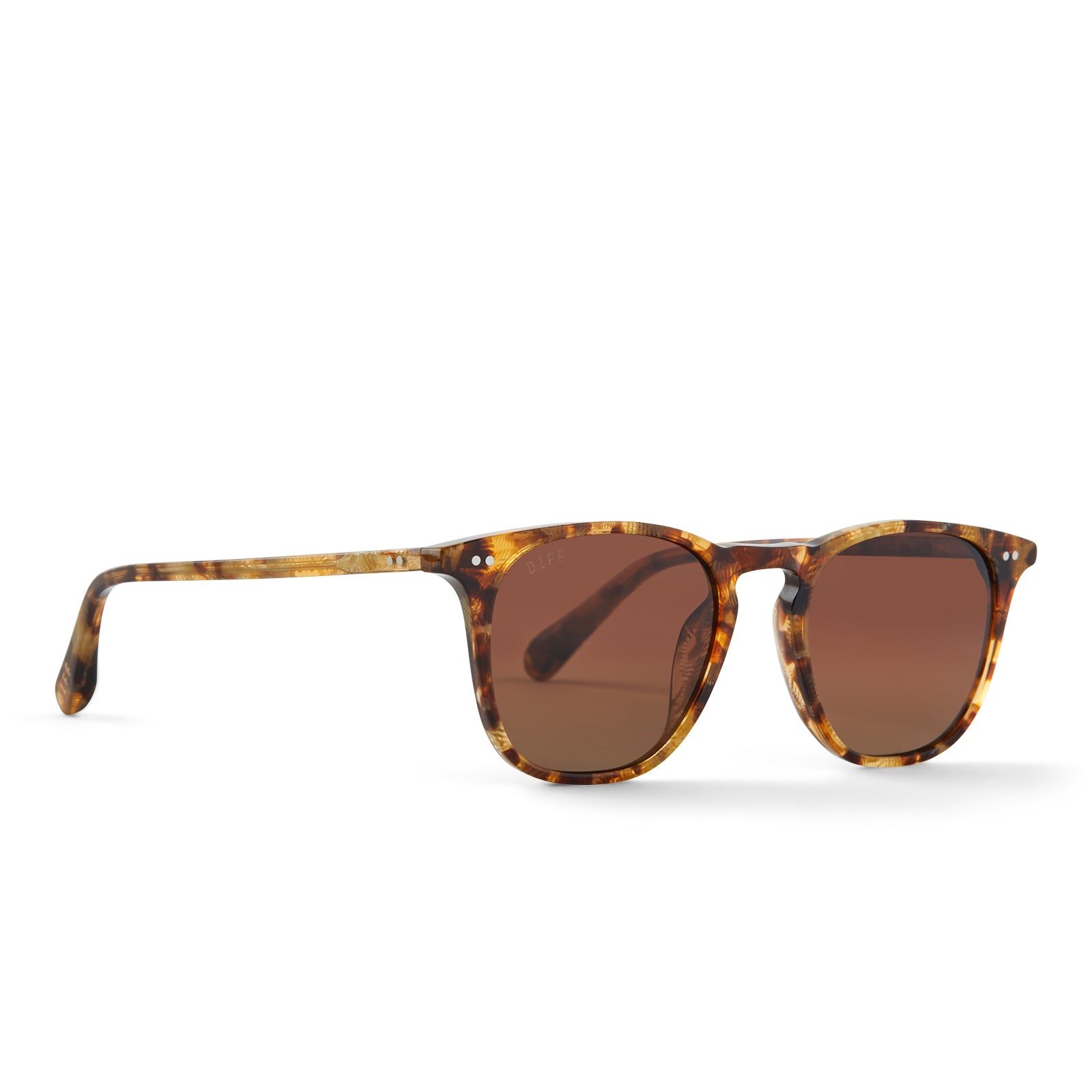 MAXWELL - TOASTED COCONUT + BROWN GRADIENT POLARIZED SUNGLASSES sold by Diff Eyewear product image thumbnail 2