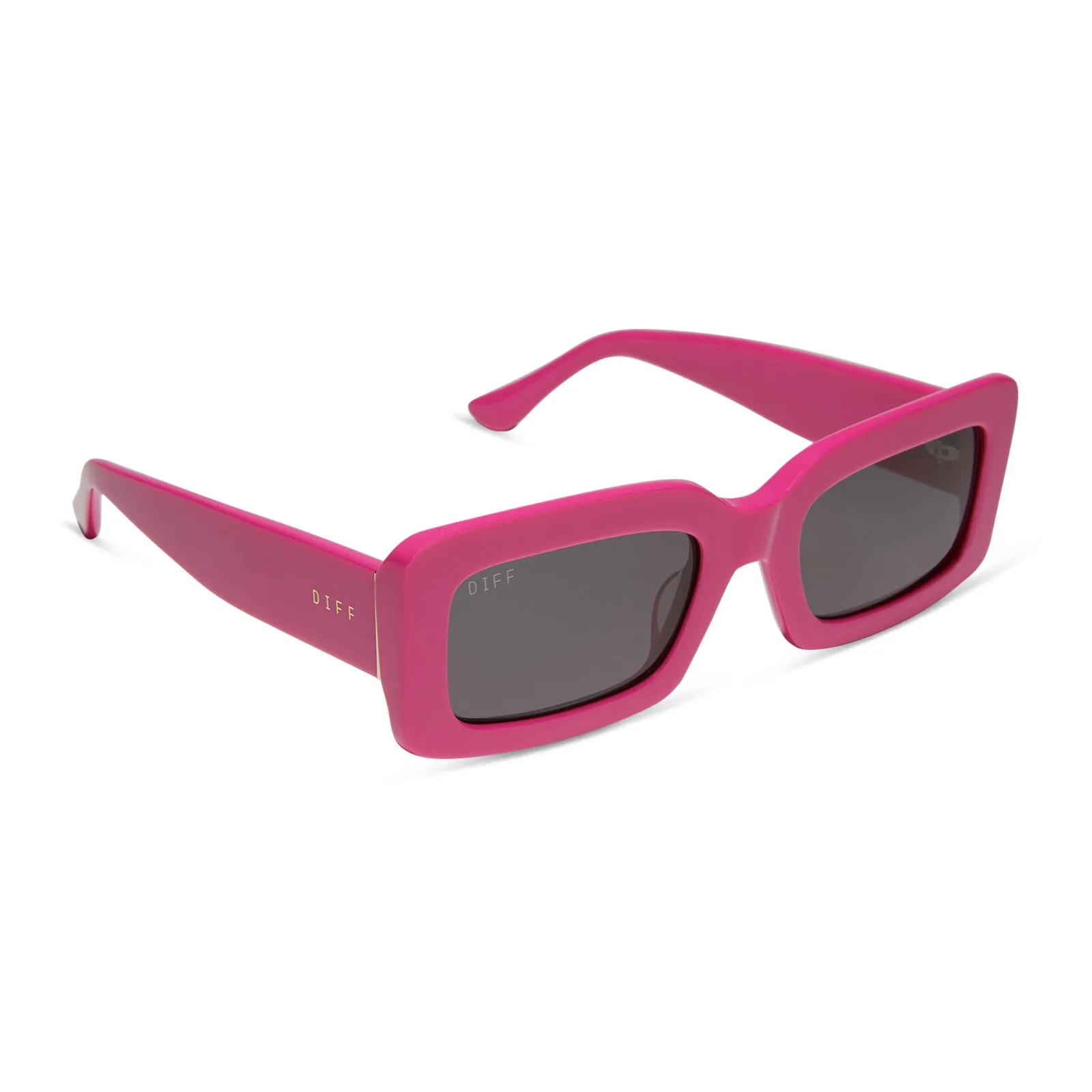 INDY - BRIGHT PINK + GREY SUNGLASSES sold by Diff Eyewear product image thumbnail 2