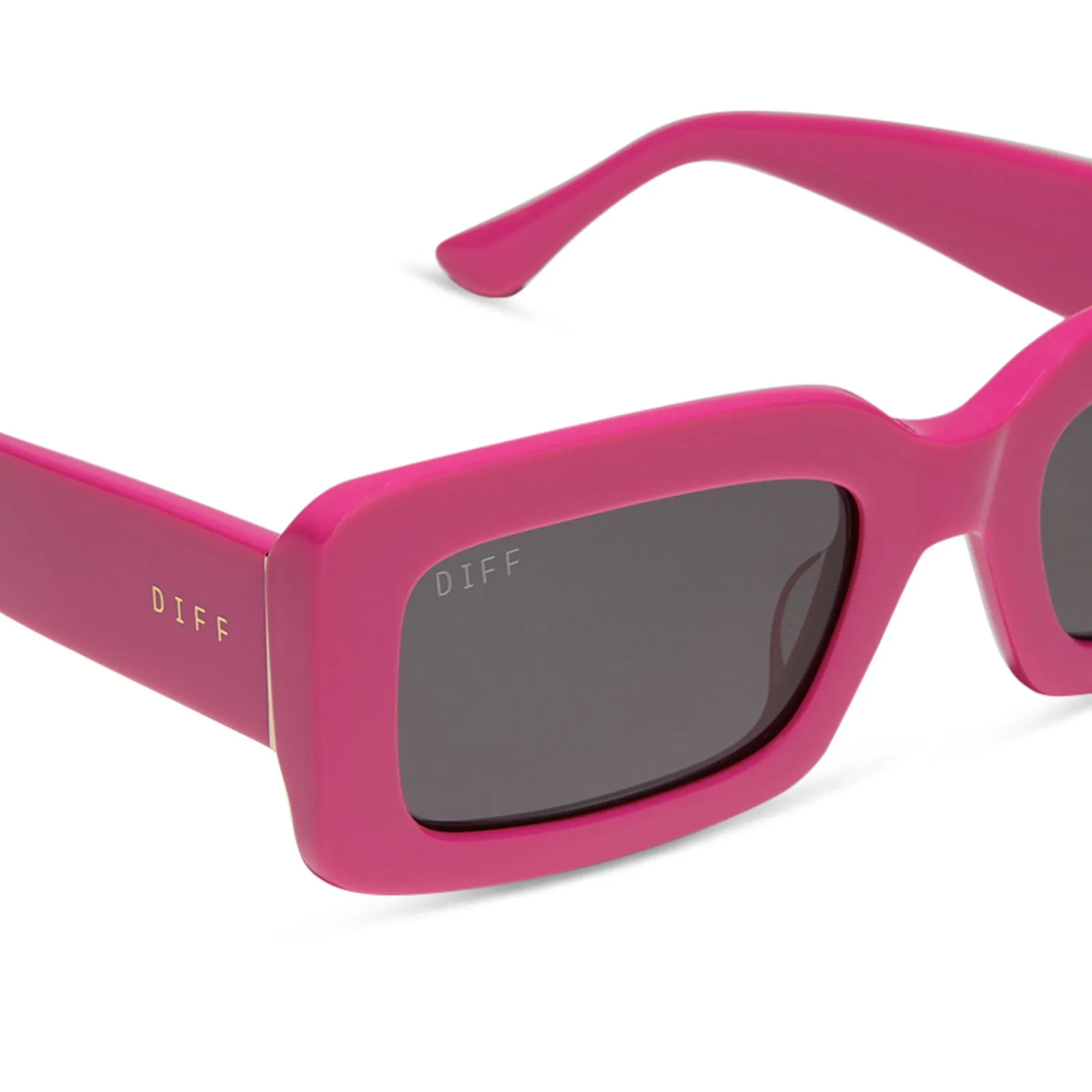 INDY - BRIGHT PINK + GREY SUNGLASSES sold by Diff Eyewear product image thumbnail 4