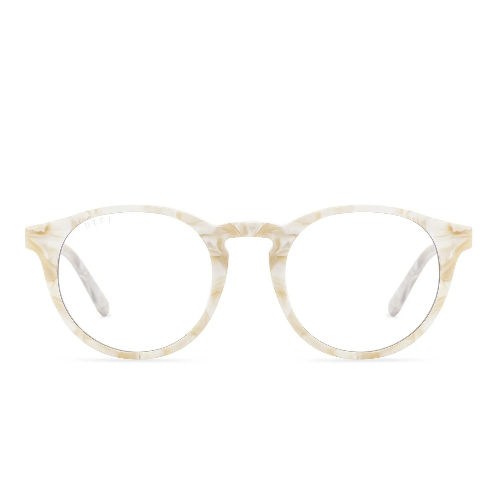 SAWYER - CASHMERE + BLUE LIGHT TECHNOLOGY GLASSES sold by Diff Eyewear