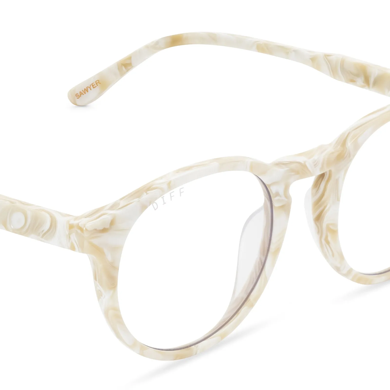SAWYER - CASHMERE + BLUE LIGHT TECHNOLOGY GLASSES sold by Diff Eyewear product image thumbnail 3