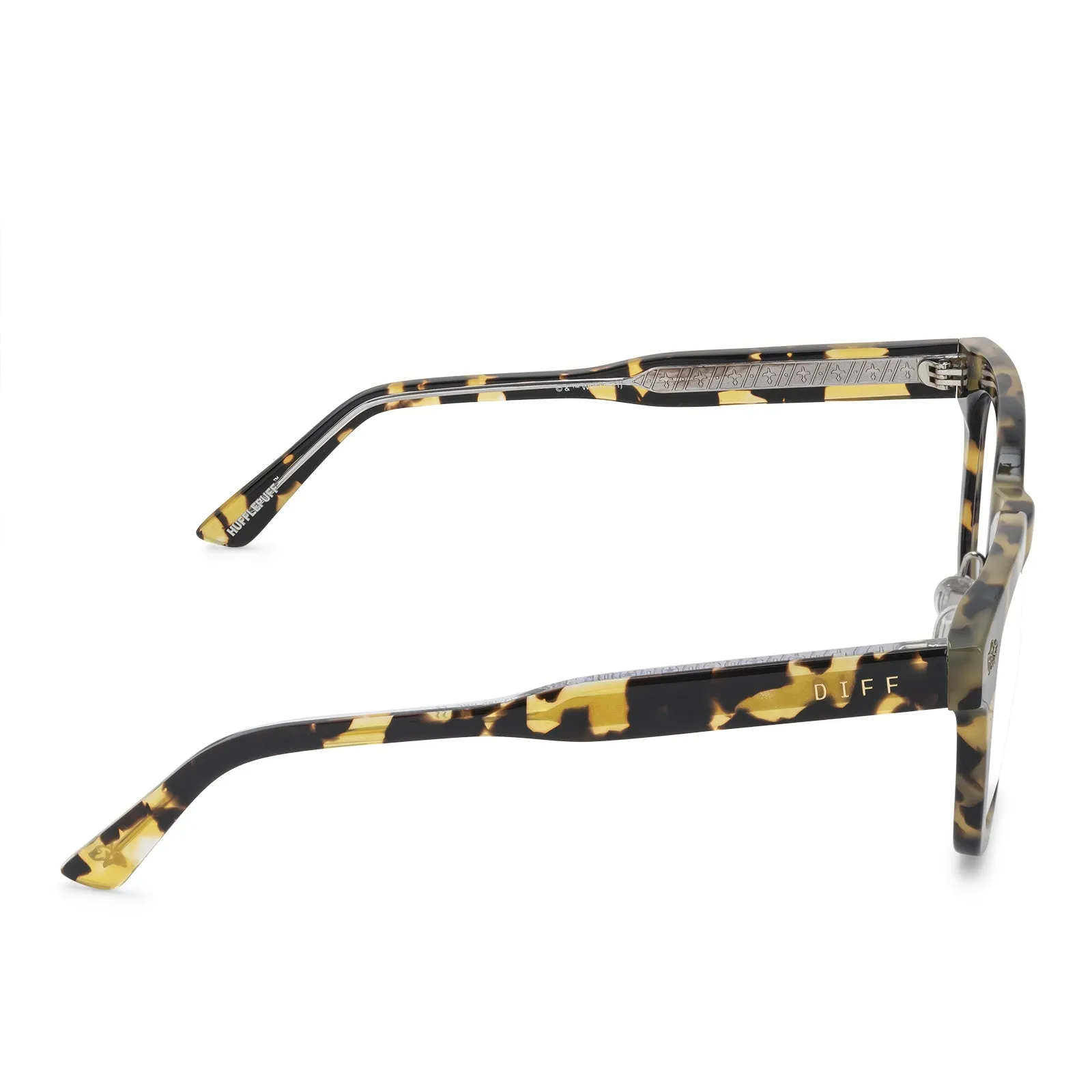 HUFFLEPUFF™ Prescription - BUTTERBEER TORTOISE + CLEAR GLASSES sold by Diff Eyewear product image thumbnail 5
