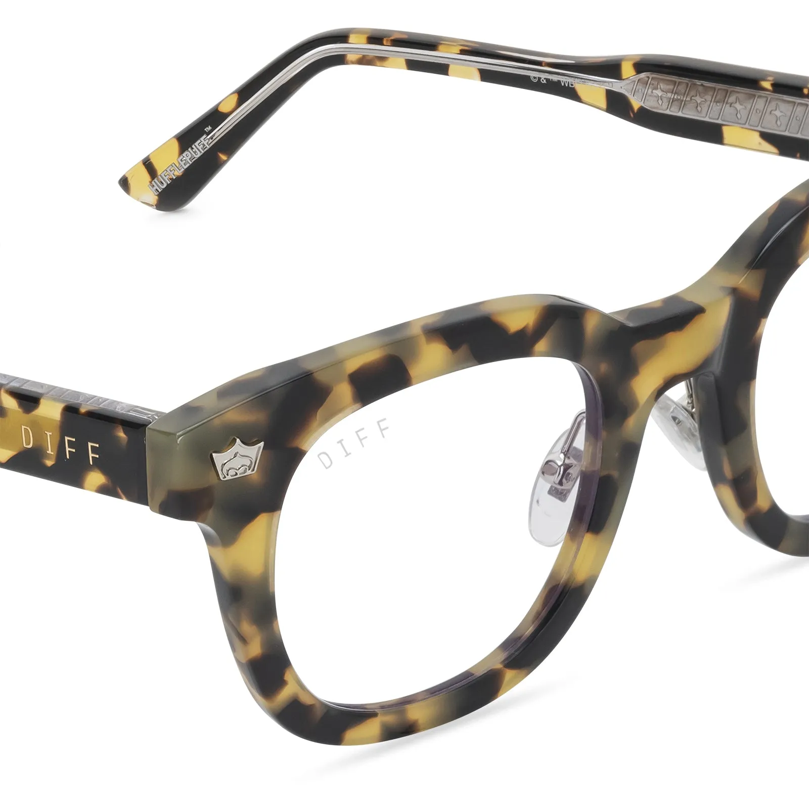 HUFFLEPUFF™ Prescription - BUTTERBEER TORTOISE + CLEAR GLASSES sold by Diff Eyewear product image thumbnail 4