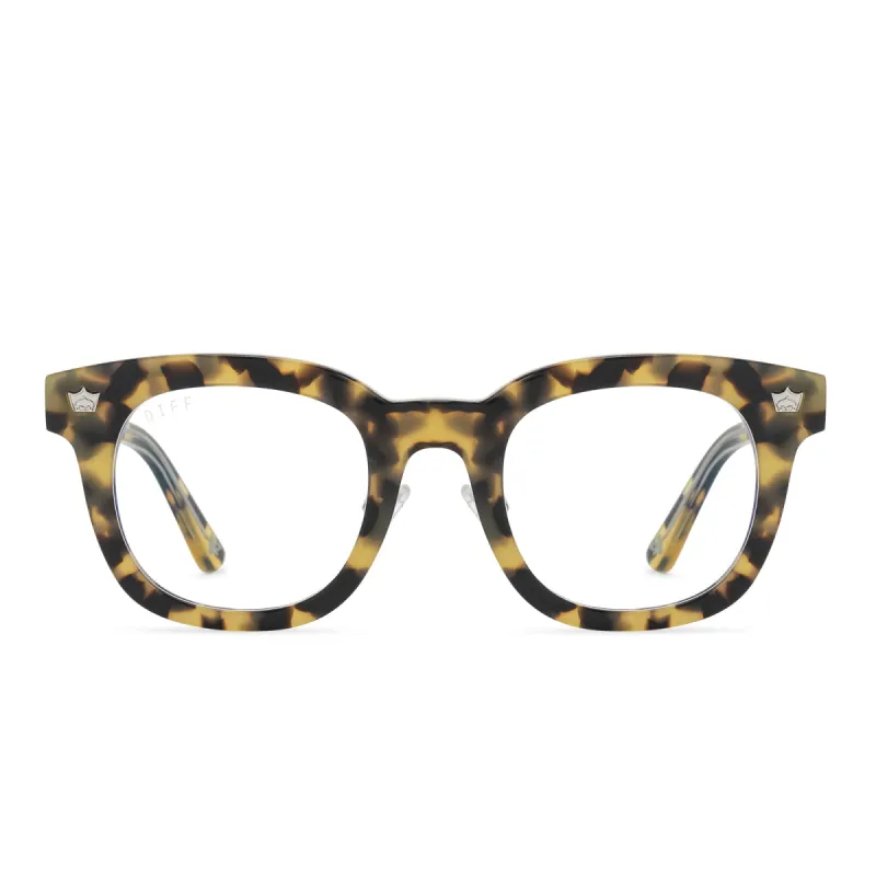 HUFFLEPUFF™ Prescription - BUTTERBEER TORTOISE + CLEAR GLASSES sold by Diff Eyewear