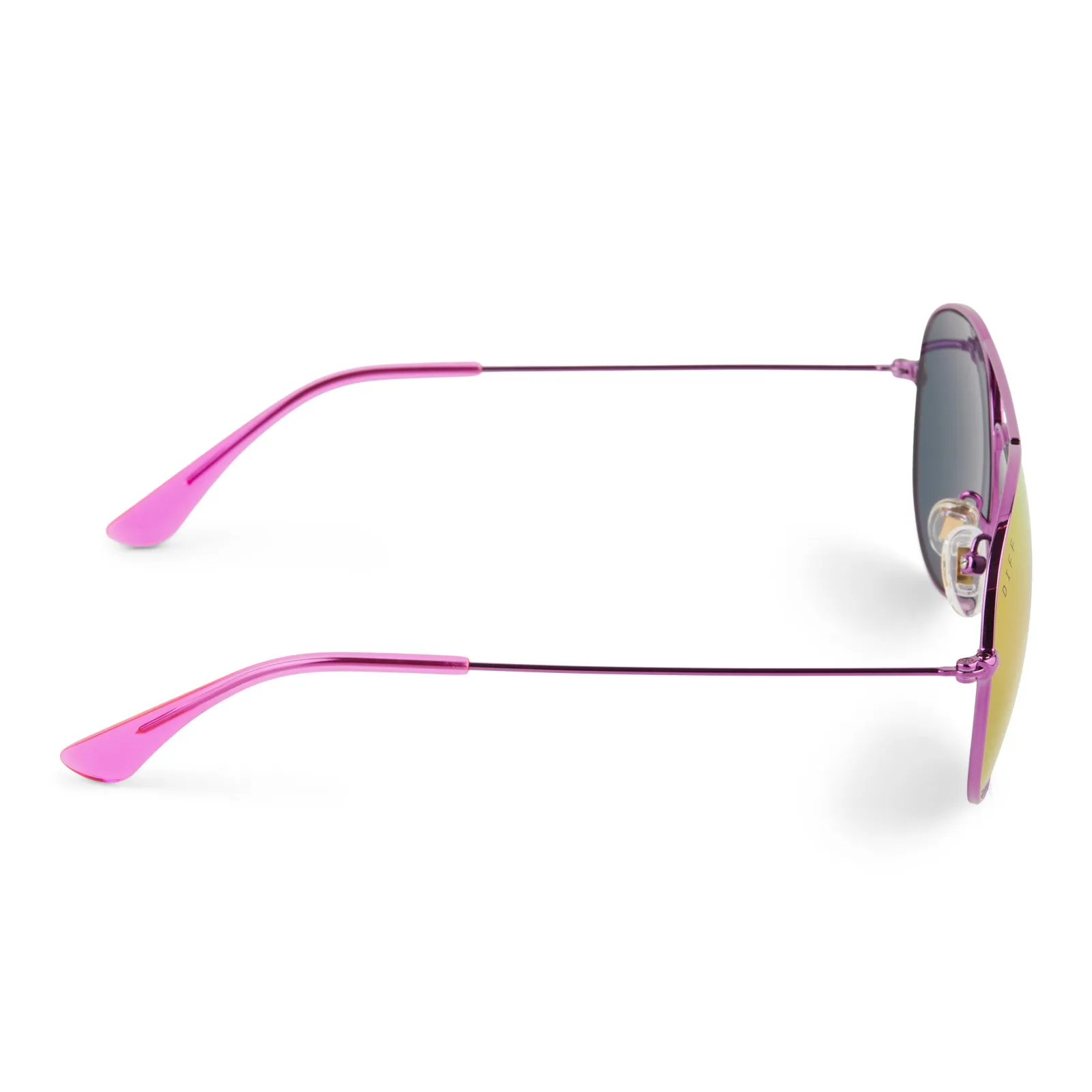 CRUZ - PINK RUSH METALLIC + PINK RUSH MIRROR SUNGLASSES sold by Diff Eyewear product image thumbnail 3