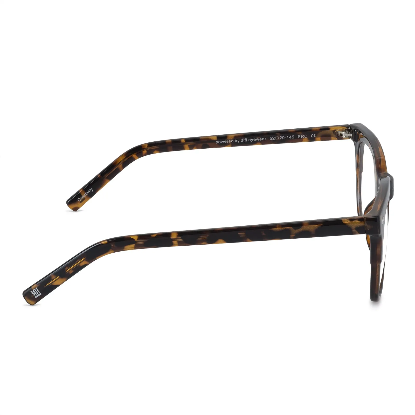 MEN'S HEALTH CREATIVITY - TORTOISE + CLEAR sold by Diff Eyewear product image thumbnail 4