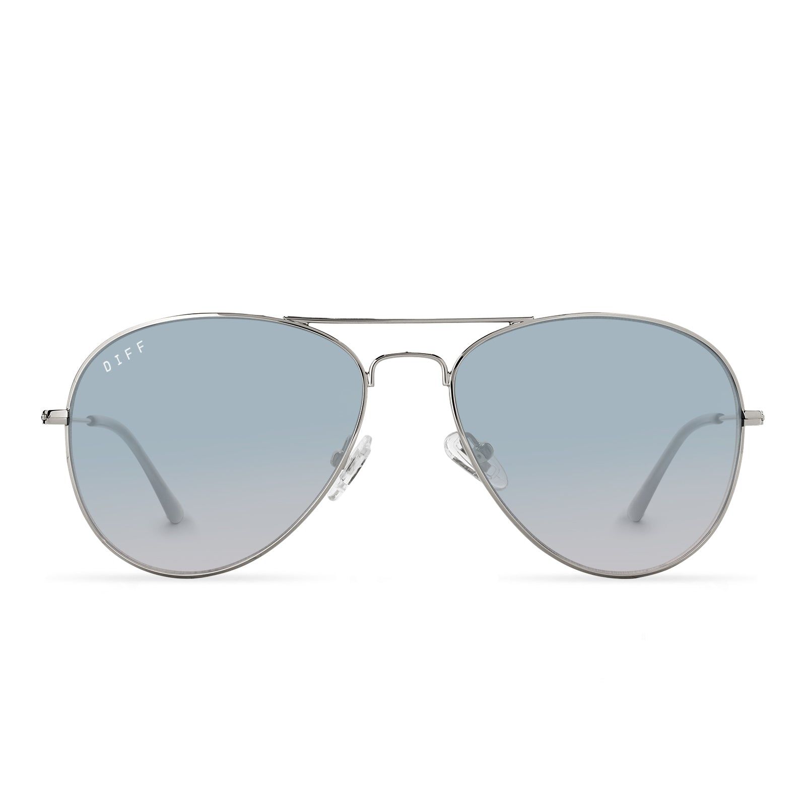 CRUZ - SILVER + BLUE TO LAVENDER SUNGLASSES sold by Diff Eyewear
