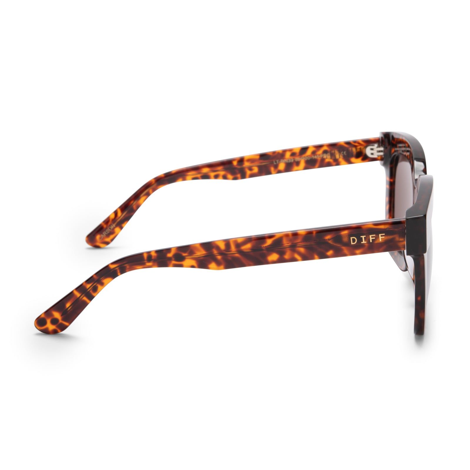 CARSON - LEOPARD TORTOISE + BROWN GRADIENT SUNGLASSES sold by Diff Eyewear product image thumbnail 3