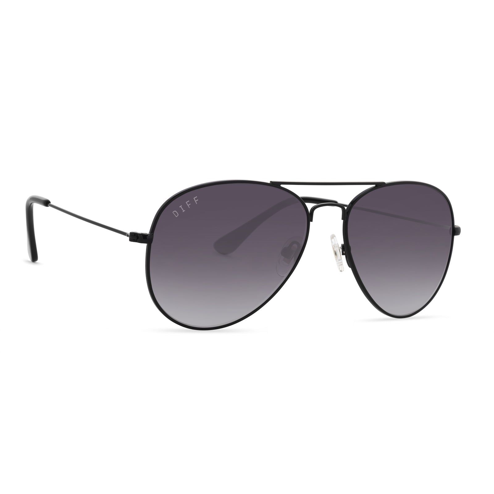 CRUZ - BLACK + GREY GRADIENT SHARP SUNGLASSES sold by Diff Eyewear product image thumbnail 2