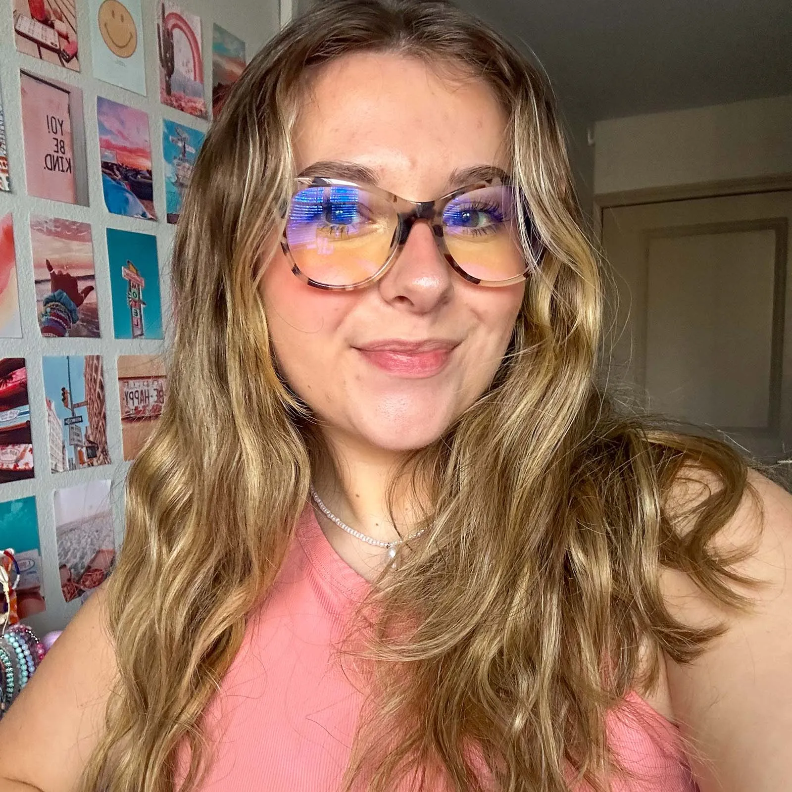 CARINA - CREAM TORTOISE + BLUE LIGHT TECHNOLOGY GLASSES sold by Diff Eyewear product image thumbnail 5