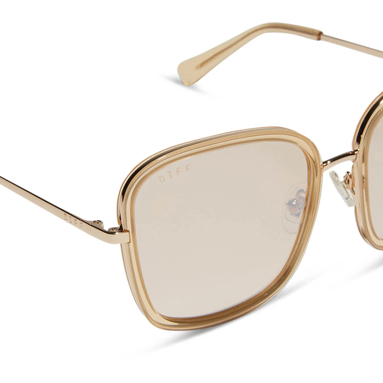 GENEVIVE - HONEY CRYSTAL + HONEY CRYSTAL FLASH + POLARIZED SUNGLASSES sold by Diff Eyewear product image thumbnail 4