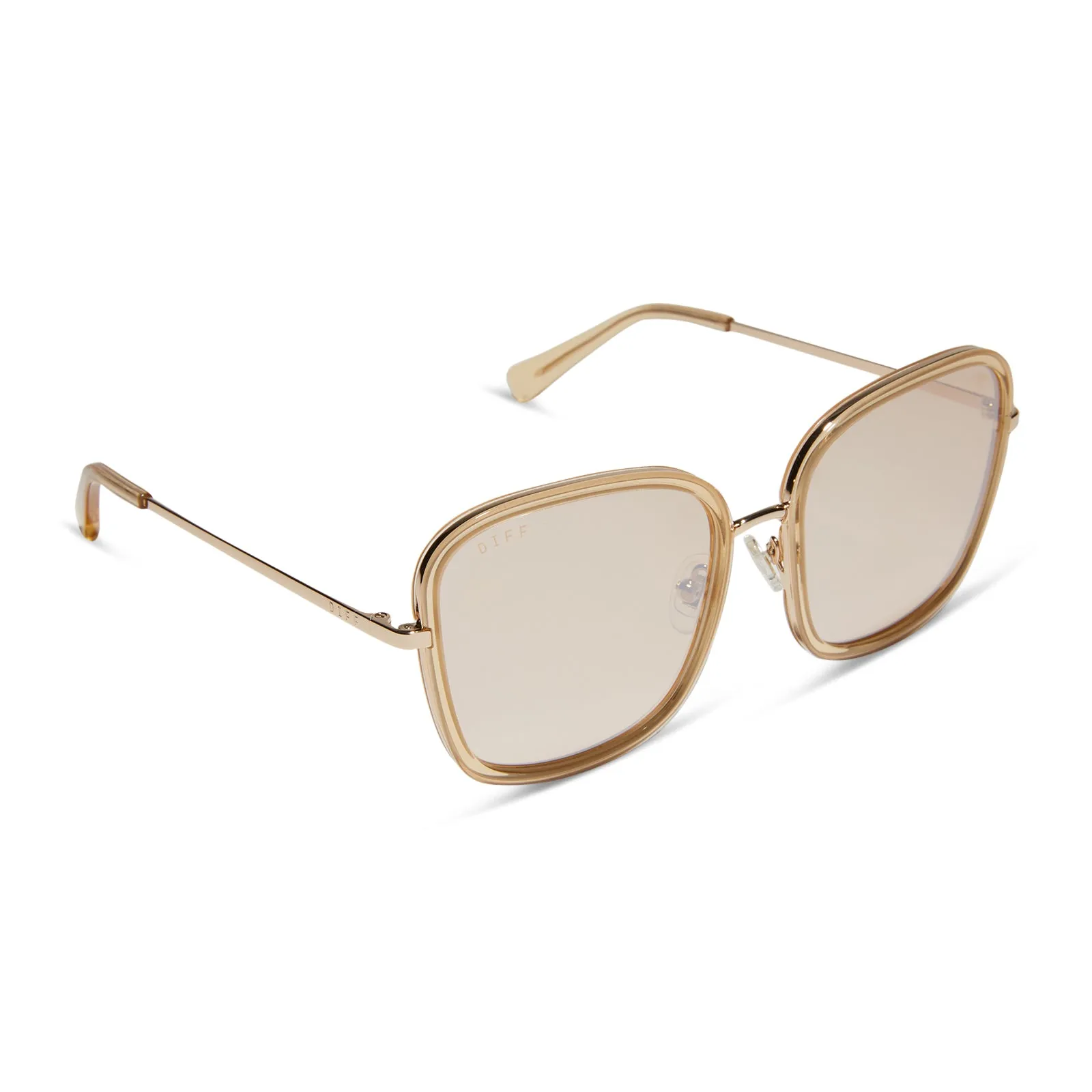 GENEVIVE - HONEY CRYSTAL + HONEY CRYSTAL FLASH + POLARIZED SUNGLASSES sold by Diff Eyewear product image thumbnail 2