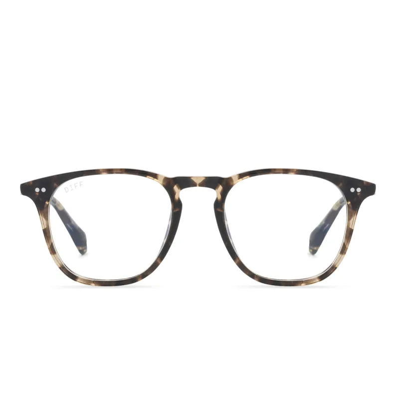 MAXWELL - ESPRESSO TORTOISE + PRESCRIPTION GLASSES sold by Diff Eyewear