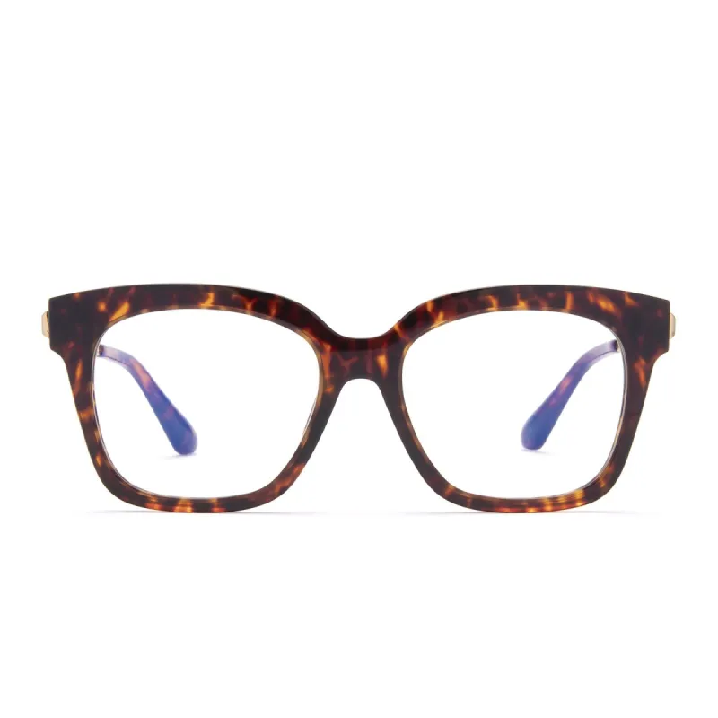 BELLA XS - WILDCAT LEOPARD + CLEAR GLASSES sold by Diff Eyewear