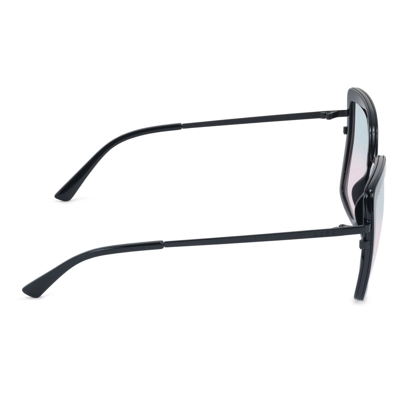 CLARISSE - BLACK + BLUE TO LAVENDER FLASH SUNGLASSES sold by Diff Eyewear product image thumbnail 4