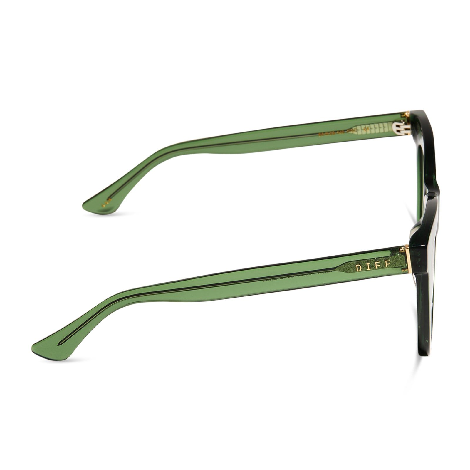 KAIA - SAGE CRYSTAL + G15 GRADIENT SUNGLASSES sold by Diff Eyewear product image thumbnail 3