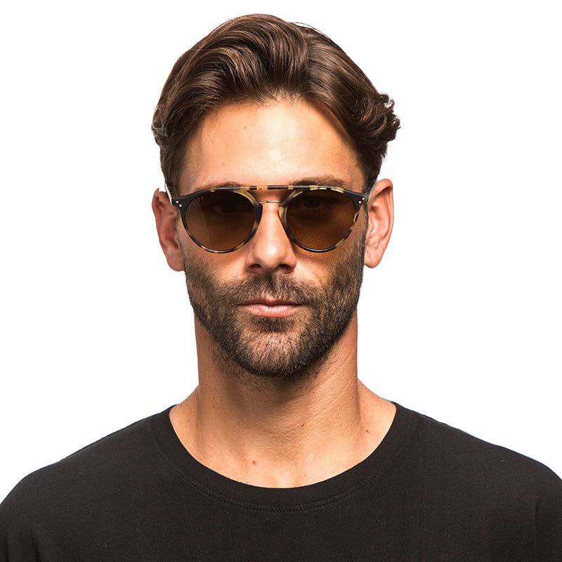 MASON - MATTE MOSS HAVANA + BROWN GRADIENT + POLARIZED SUNGLASSES sold by Diff Eyewear product image thumbnail 4