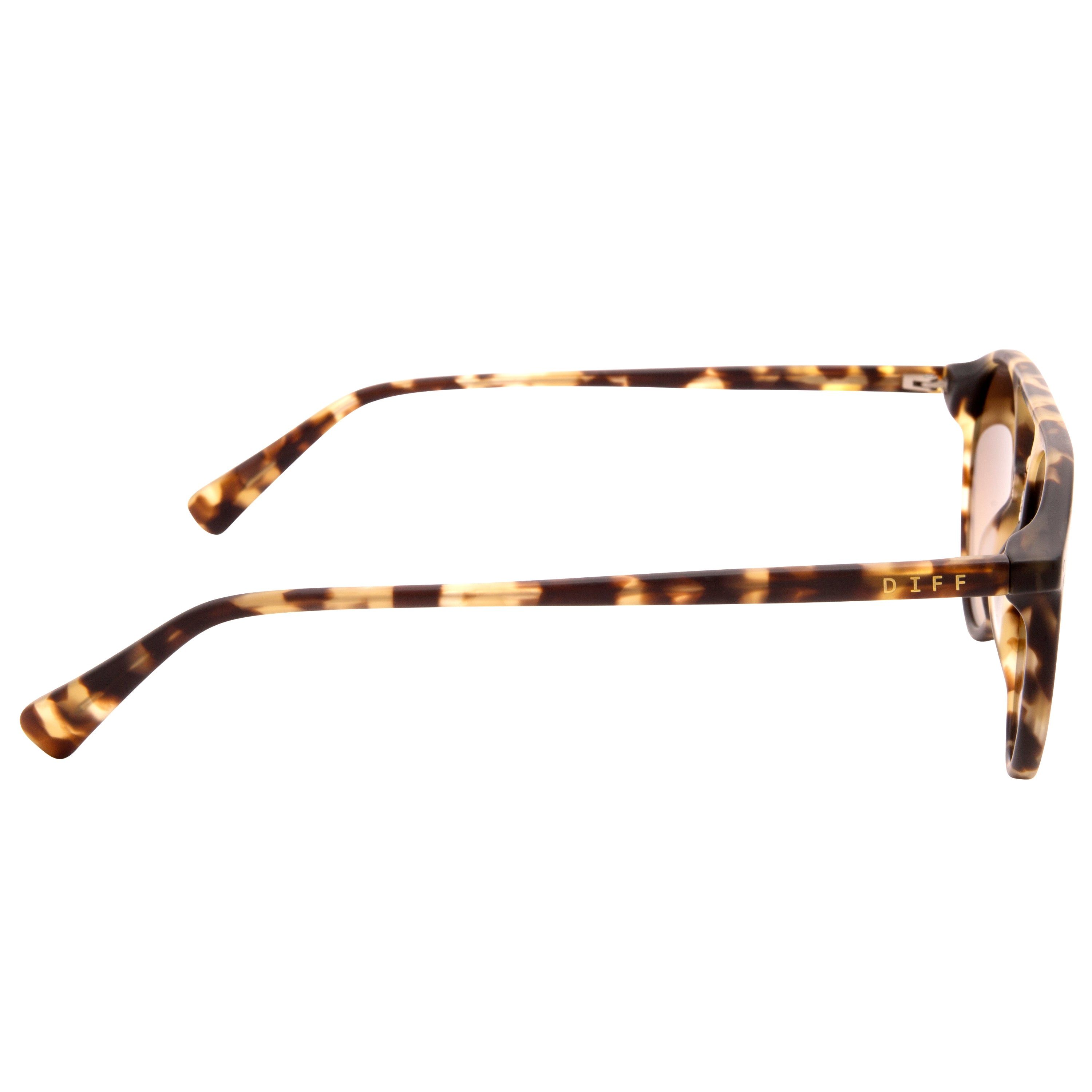 MASON - MATTE MOSS HAVANA + BROWN GRADIENT + POLARIZED SUNGLASSES sold by Diff Eyewear product image thumbnail 3