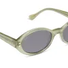 OMW - MILKY OLIVE + GREY SUNGLASSES sold by Diff Eyewear