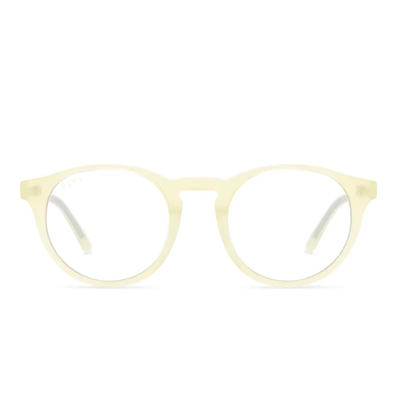 SAWYER - BUTTERCREAM + BLUE LIGHT TECHNOLOGY GLASSES sold by Diff Eyewear