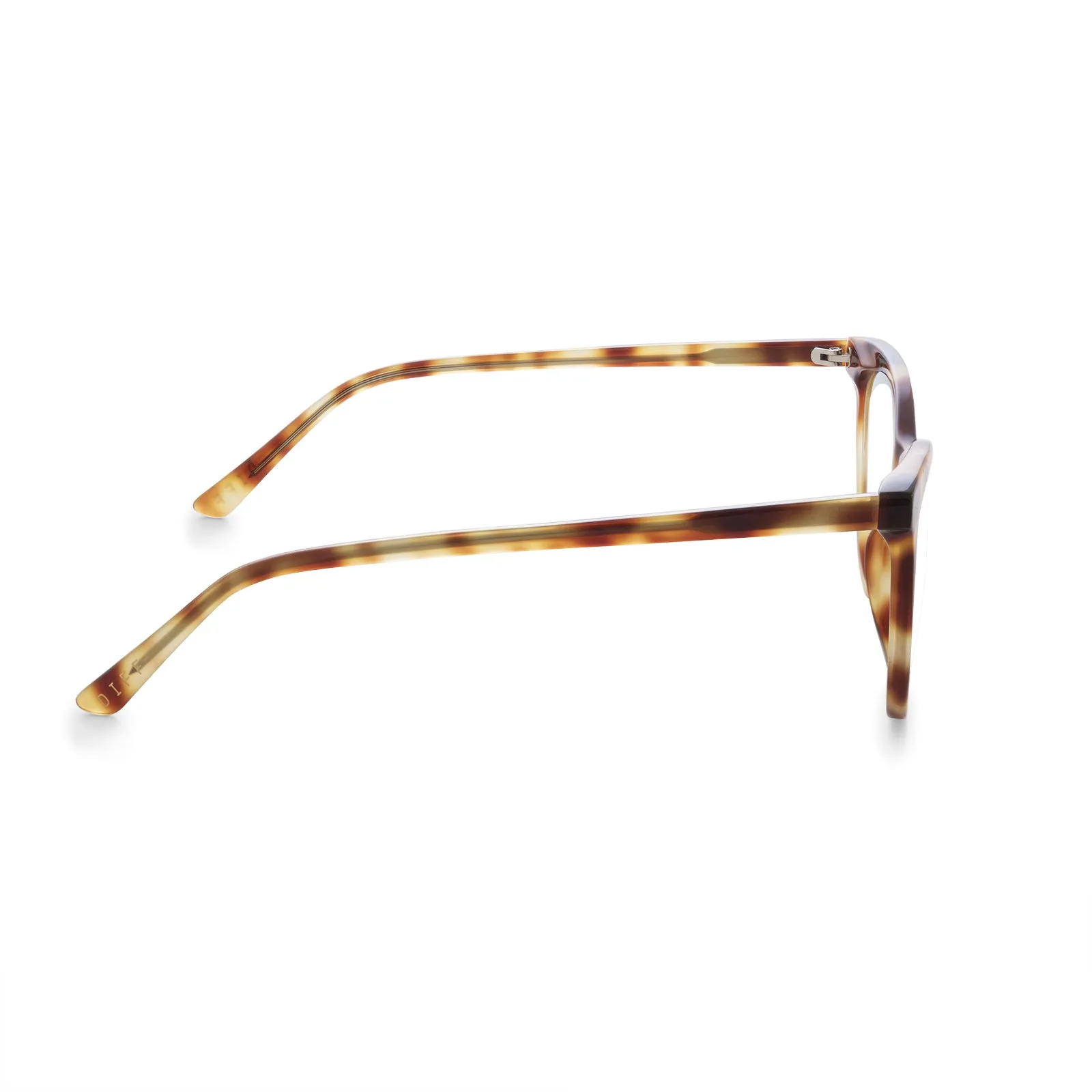 JADE - SOLSTICE TORTOISE + BLUE LIGHT TECHNOLOGY GLASSES sold by Diff Eyewear product image thumbnail 4