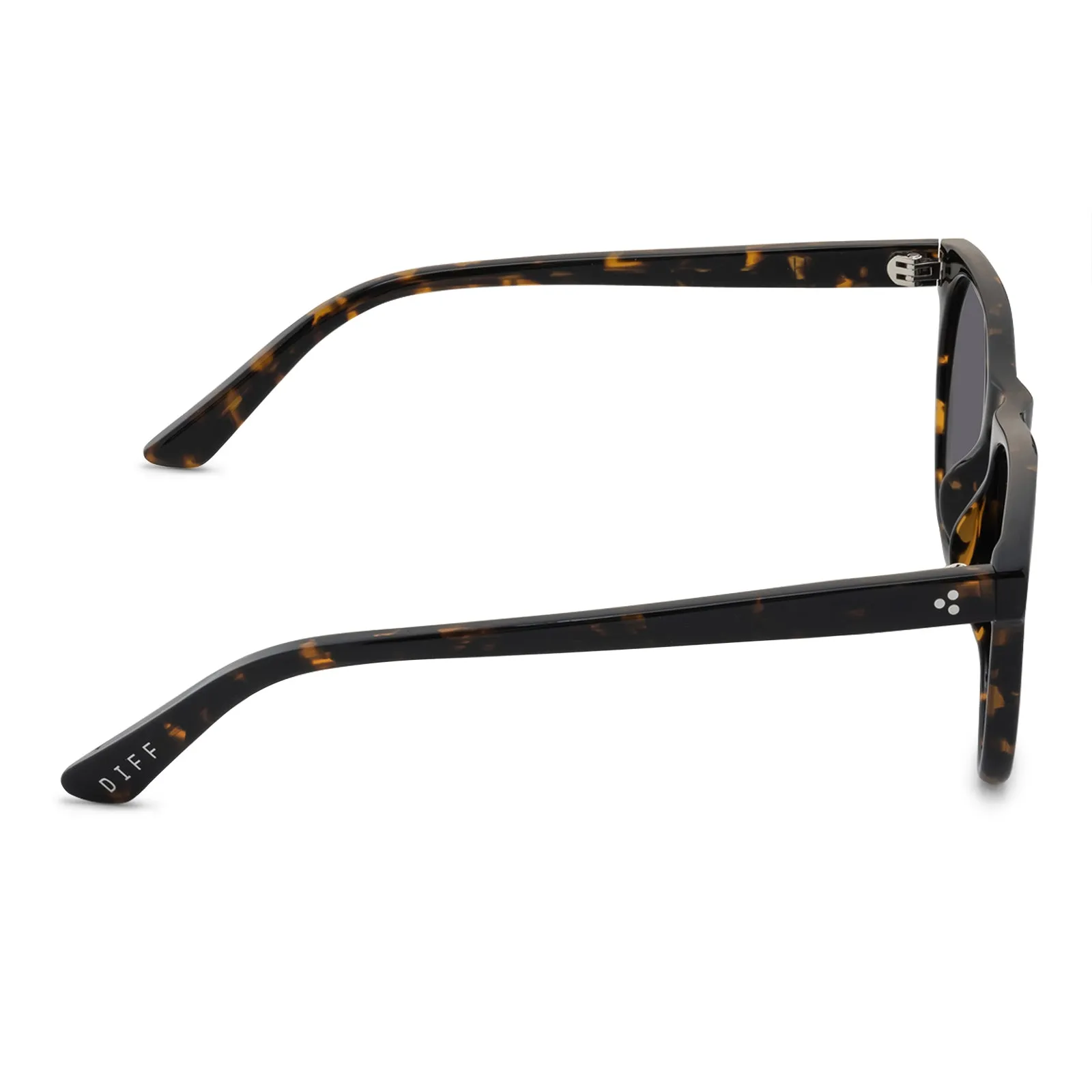 DARREN - SHADOW TORTOISE + GREY POLARIZED SUNGLASSES sold by Diff Eyewear product image thumbnail 3