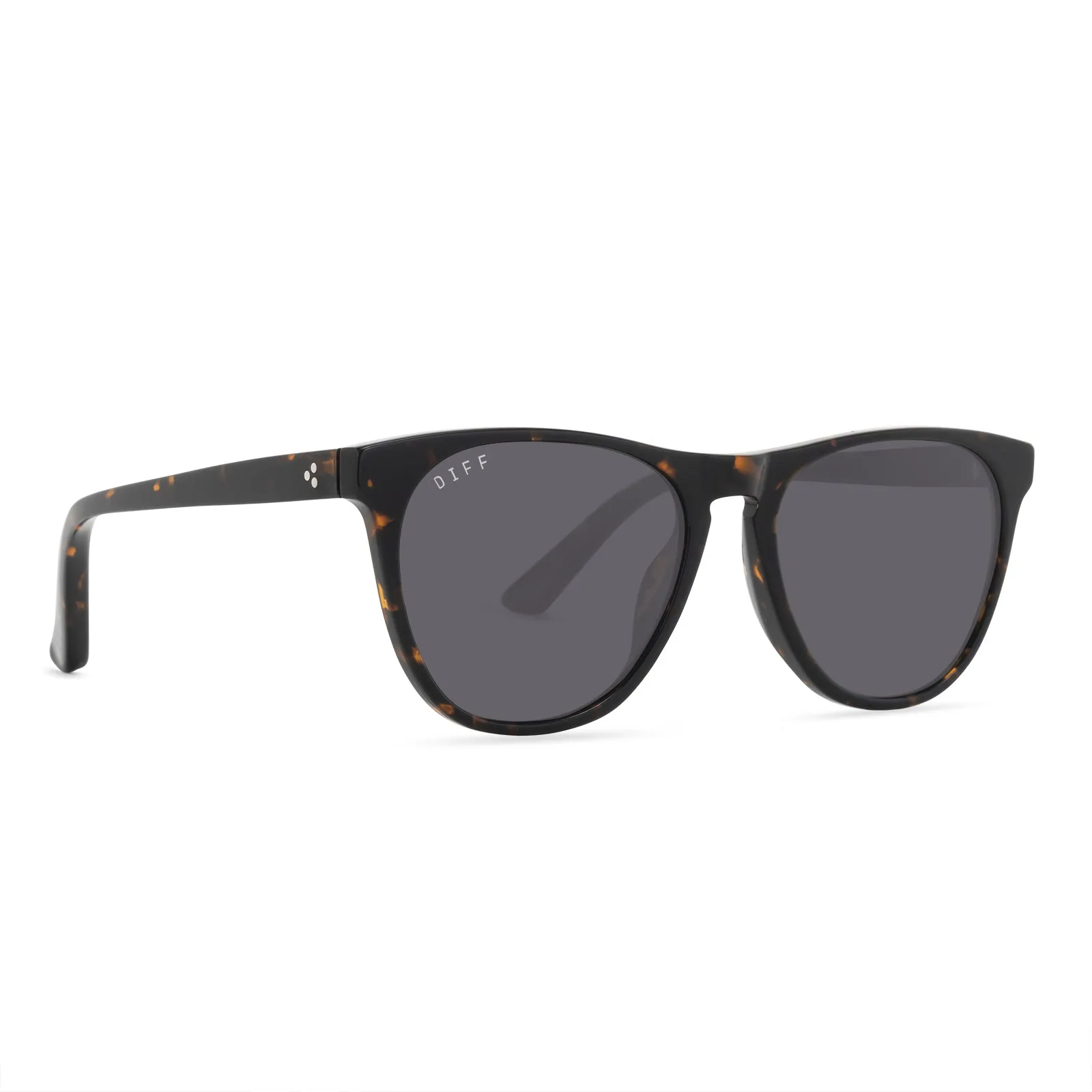 DARREN - SHADOW TORTOISE + GREY POLARIZED SUNGLASSES sold by Diff Eyewear product image thumbnail 2