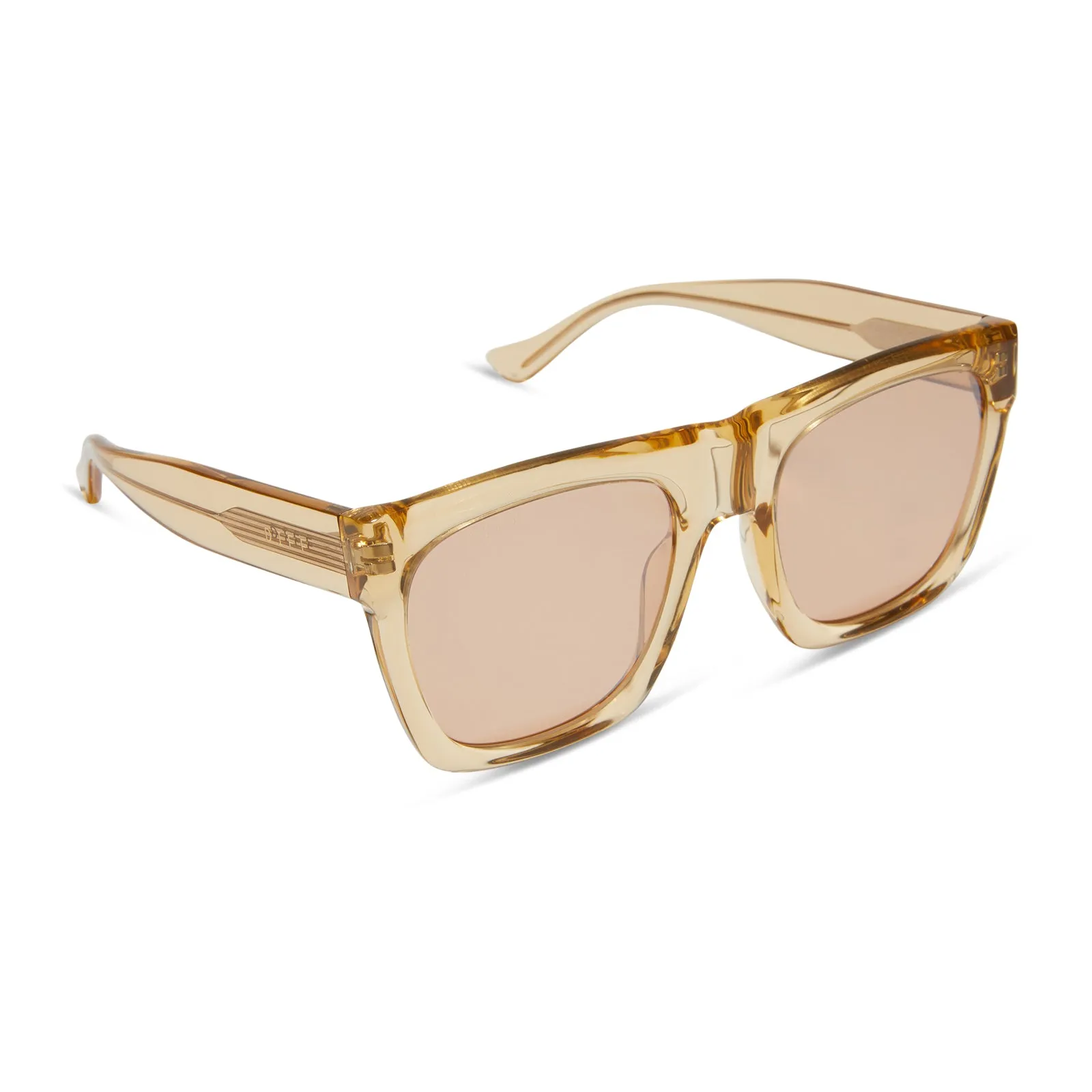 EASTON - HONEY CRYSTAL + HONEY CRYSTAL FLASH SUNGLASSES sold by Diff Eyewear product image thumbnail 2
