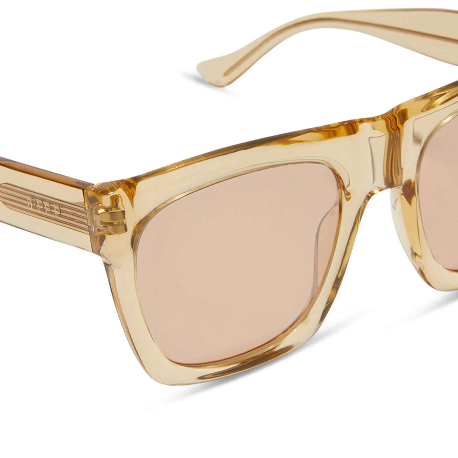 EASTON - HONEY CRYSTAL + HONEY CRYSTAL FLASH SUNGLASSES sold by Diff Eyewear product image thumbnail 4