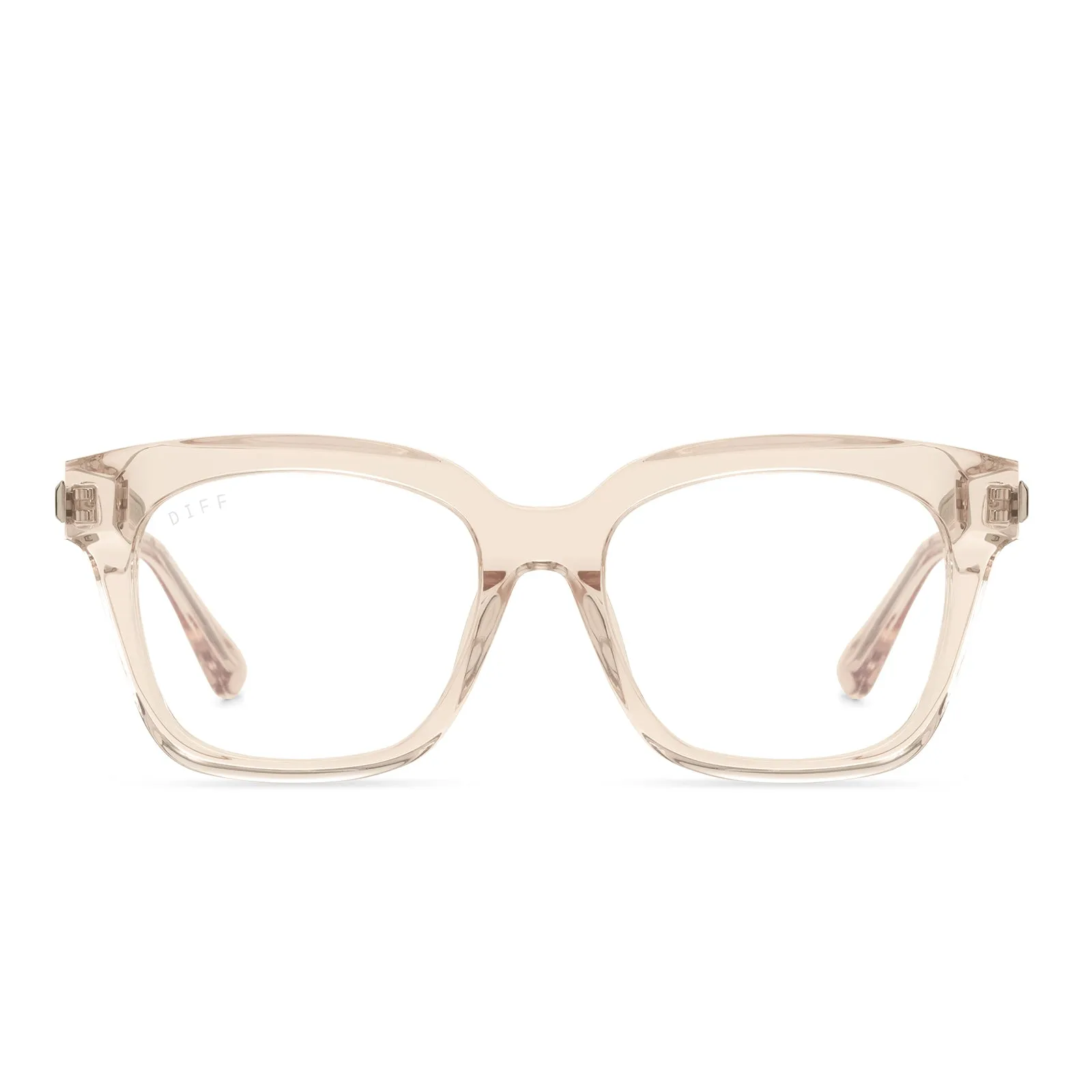 BELLA XS - SANDSTONE CRYSTAL + BLUE LIGHT TECHNOLOGY GLASSES sold by Diff Eyewear