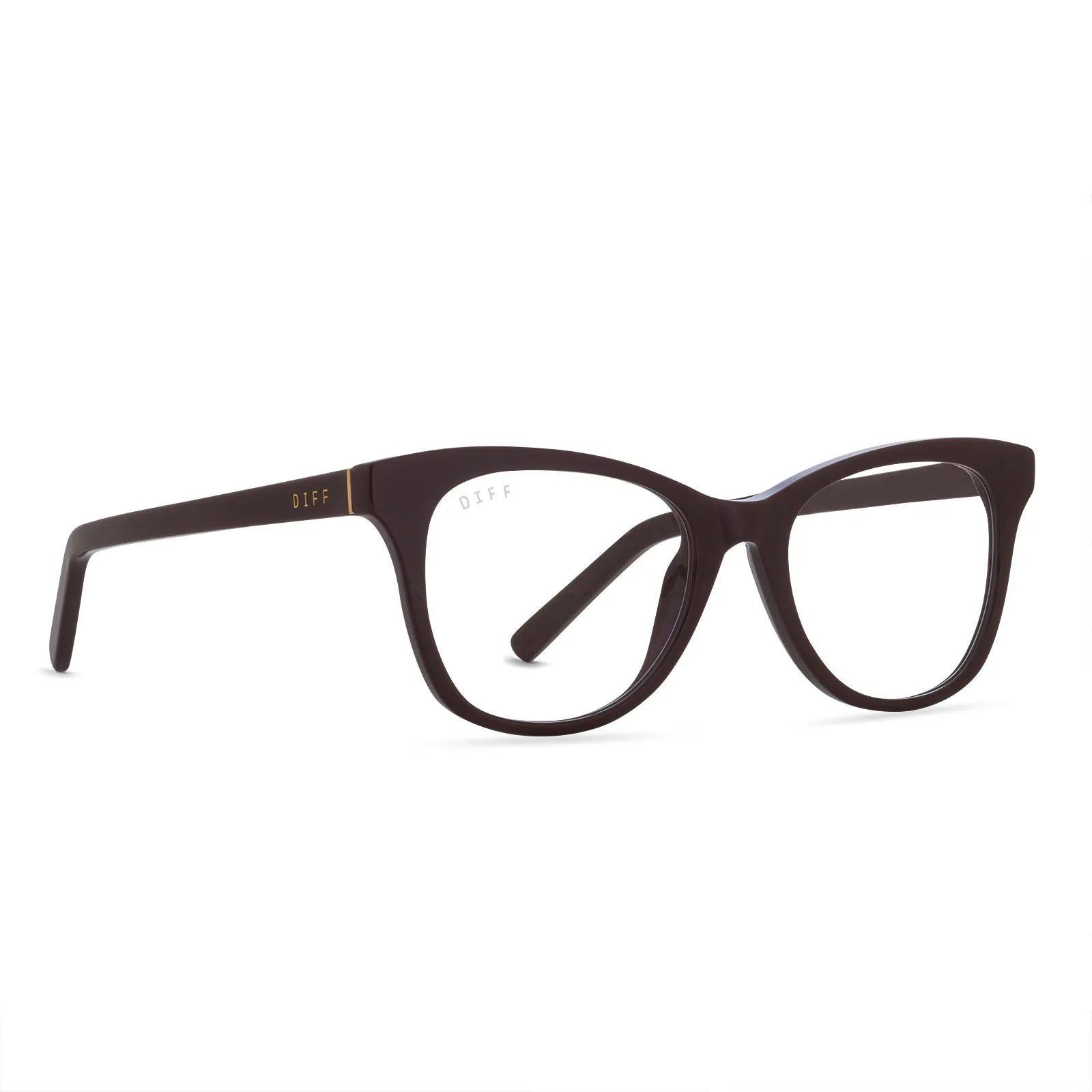 CARINA - CLARET + BLUE LIGHT TECHNOLOGY GLASSES sold by Diff Eyewear product image thumbnail 2