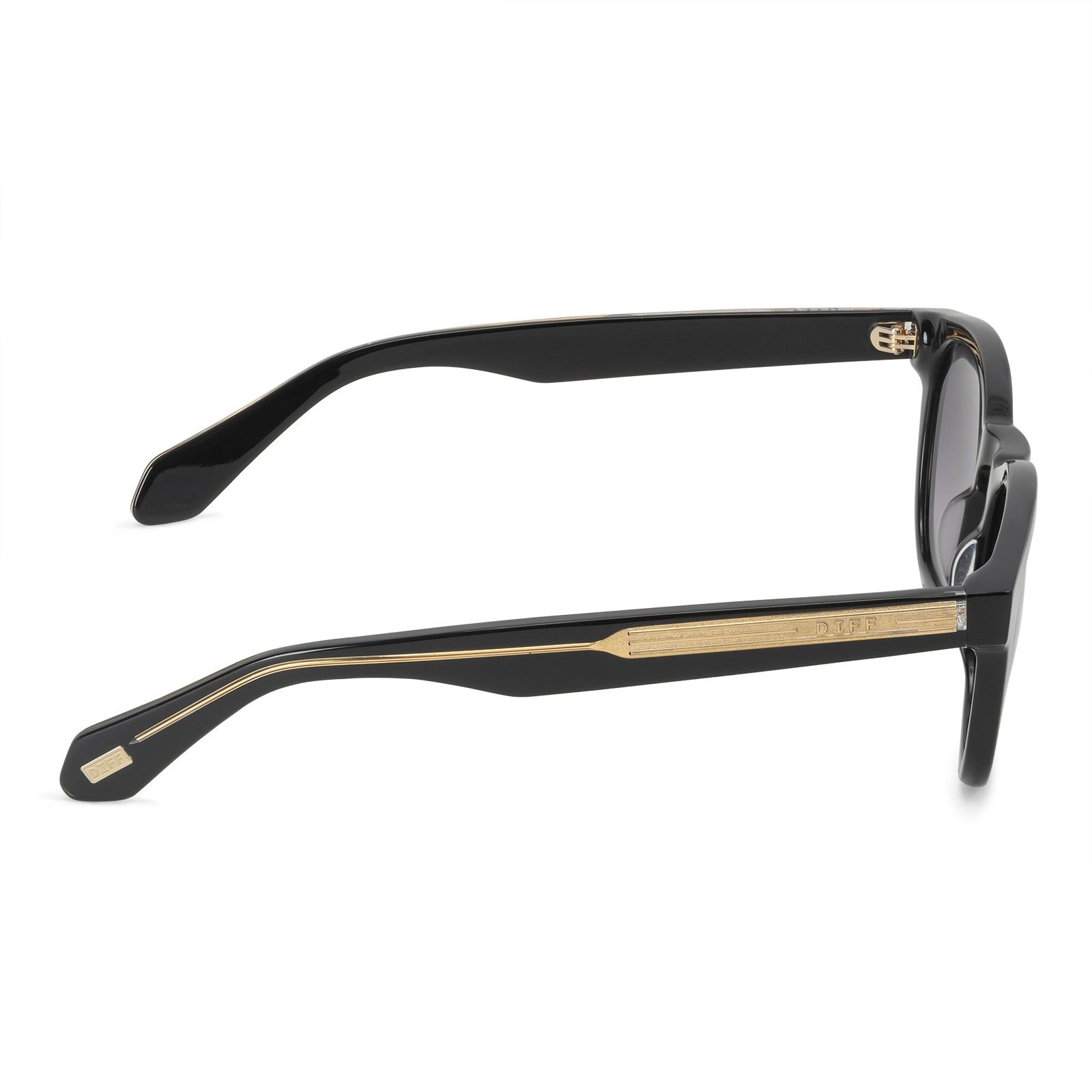 EVAN - BLACK + GREY + POLARIZED SUNGLASSES sold by Diff Eyewear product image thumbnail 4