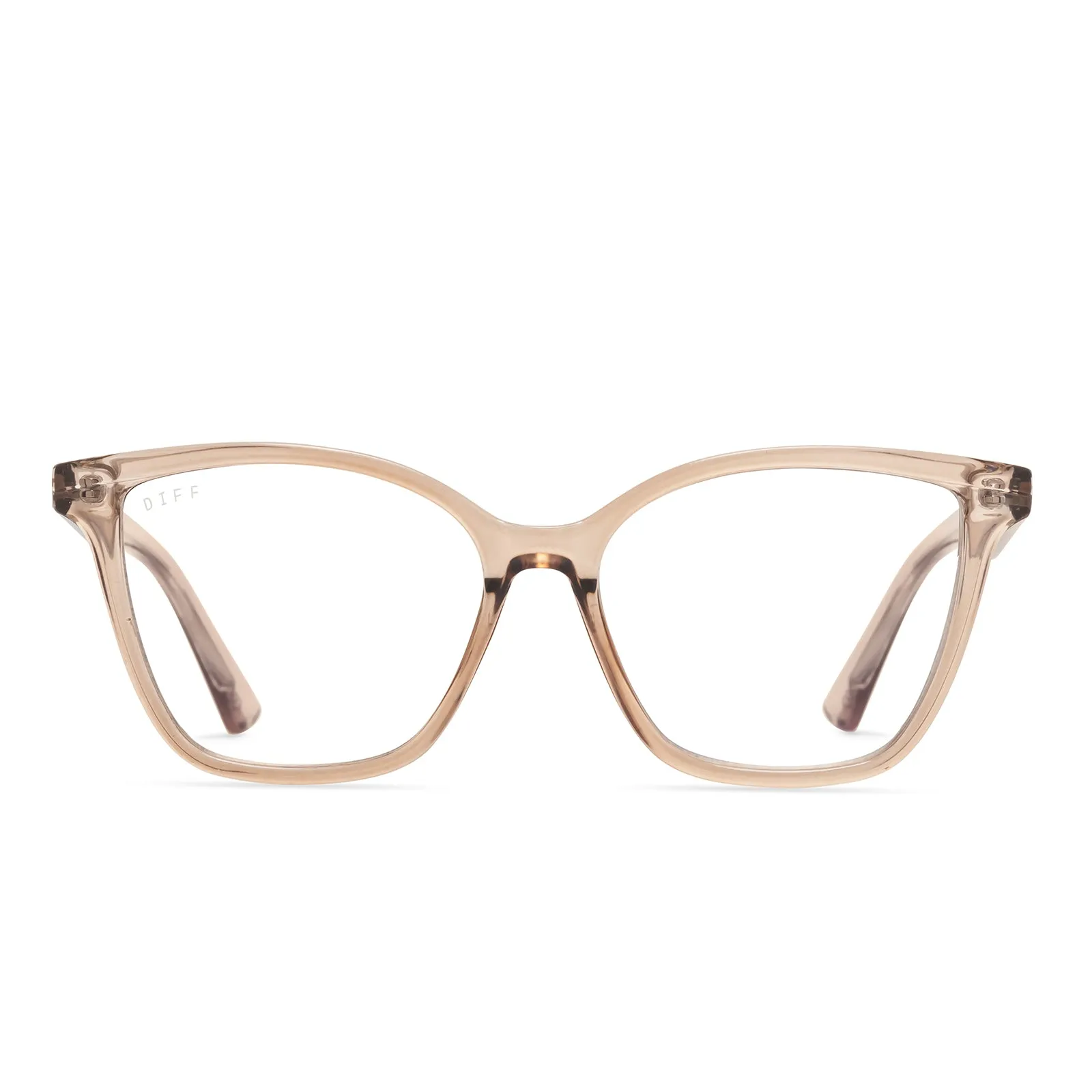 LEAH - VINTAGE CRYSTAL + BLUE LIGHT READERS sold by Diff Eyewear