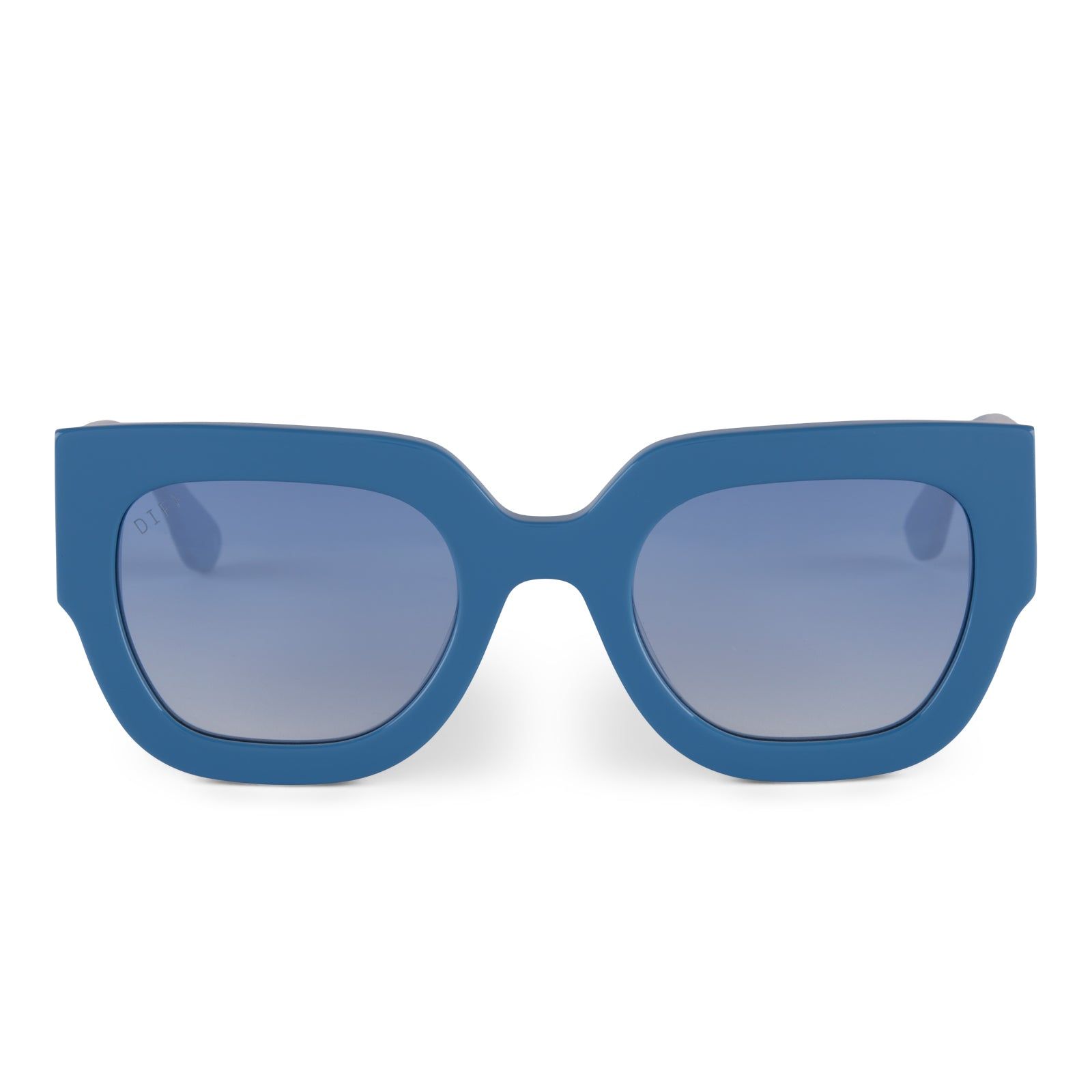 MAREN PYTHON - PALISADES BLUE + BLUE GRADIENT FLASH POLARIZED SUNGLASSES sold by Diff Eyewear product image thumbnail 2