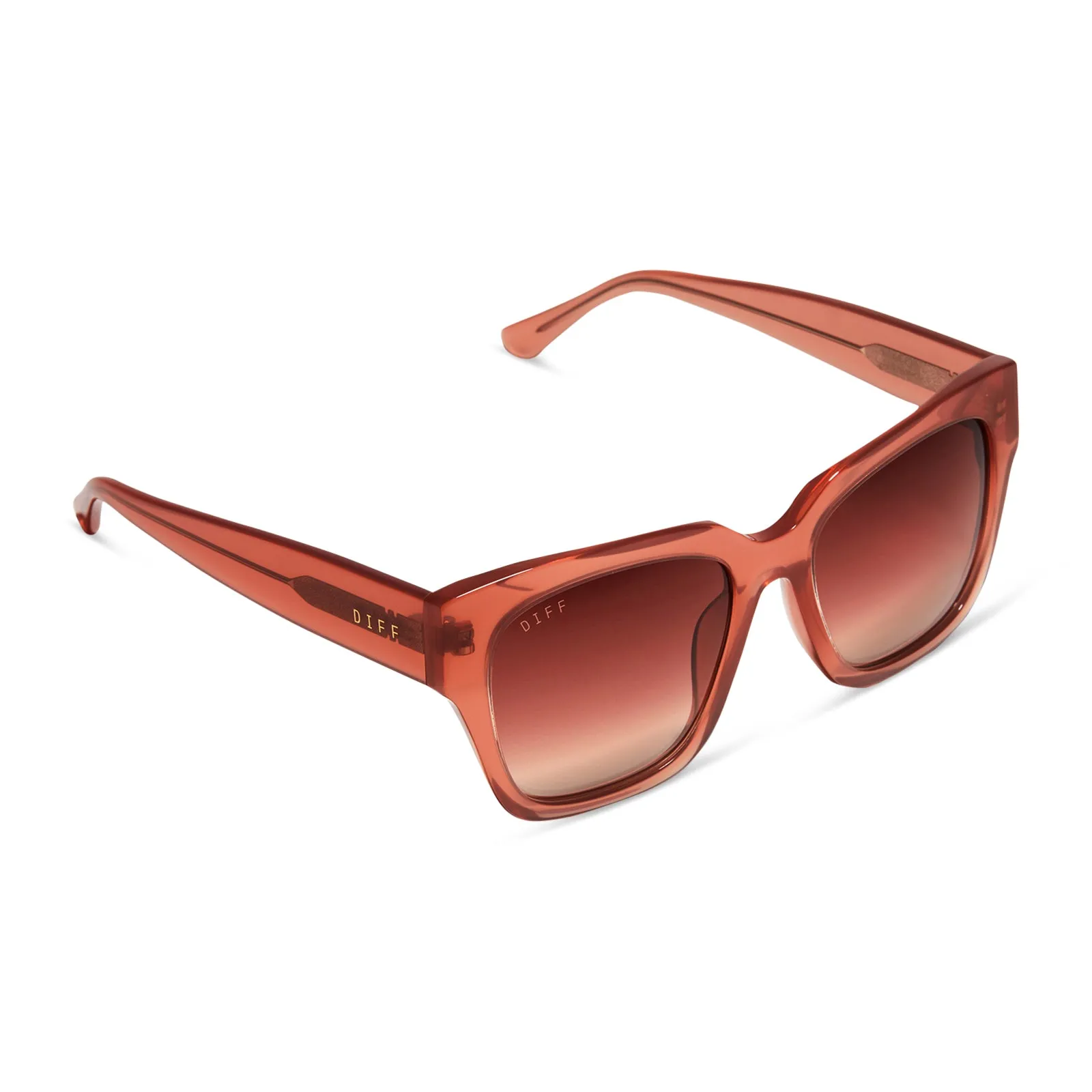 BELLA II - DUSKY MAUVE + DUSK GRADIENT SUNGLASSES sold by Diff Eyewear product image thumbnail 4