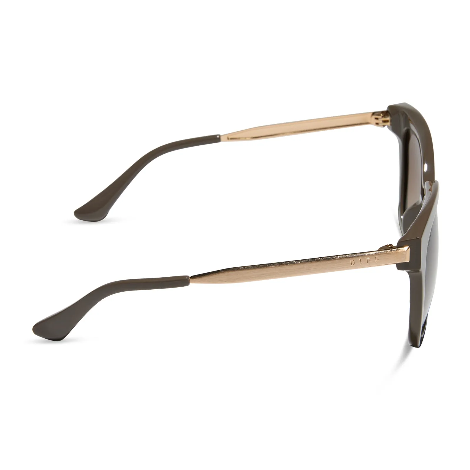 BELLA - LONDON STONE + TRUFFLE GRADIENT + POLARIZED SUNGLASSES sold by Diff Eyewear product image thumbnail 3