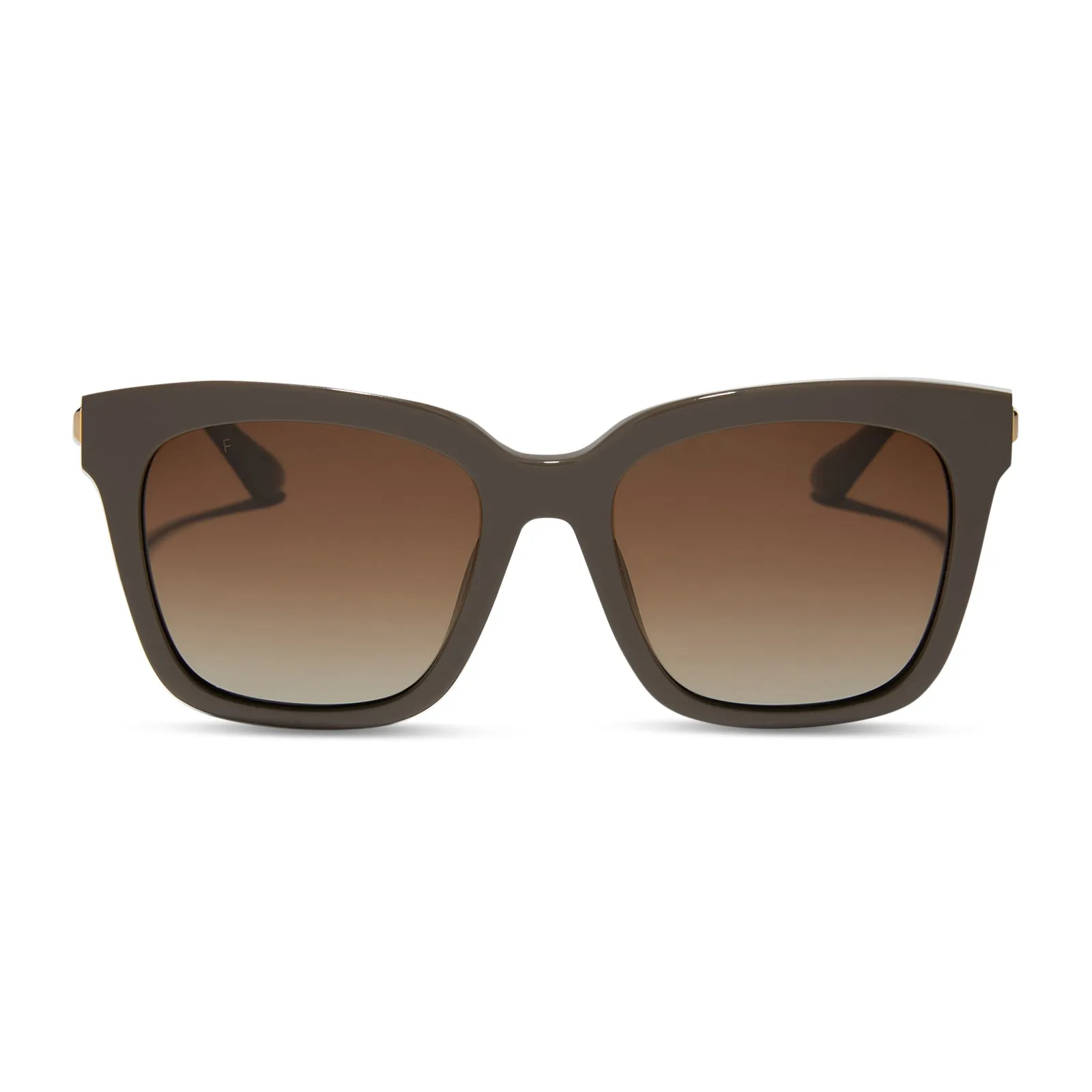 BELLA - LONDON STONE + TRUFFLE GRADIENT + POLARIZED SUNGLASSES sold by Diff Eyewear