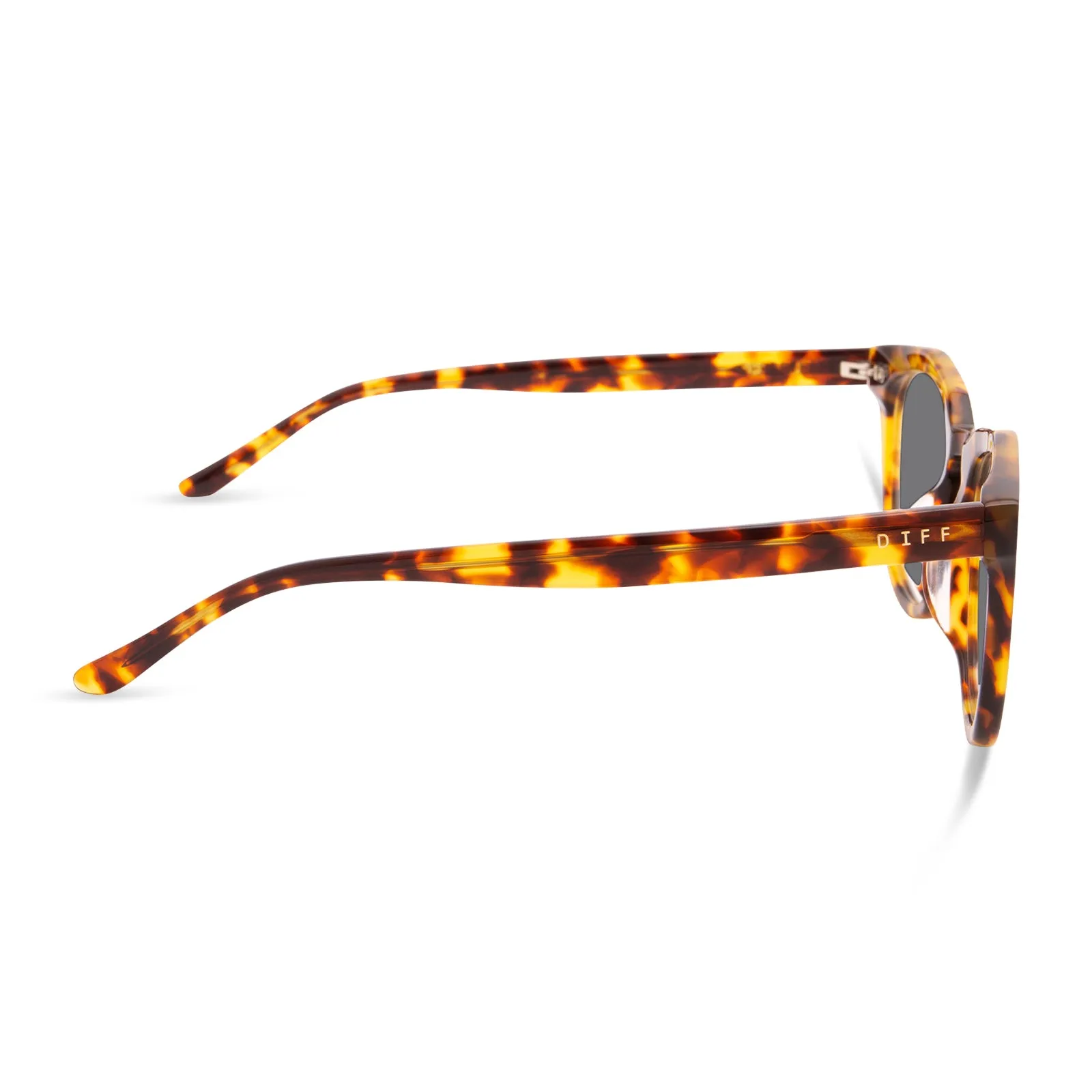 WESTON - AMBER TORTOISE + GREY SUNGLASSES sold by Diff Eyewear product image thumbnail 3
