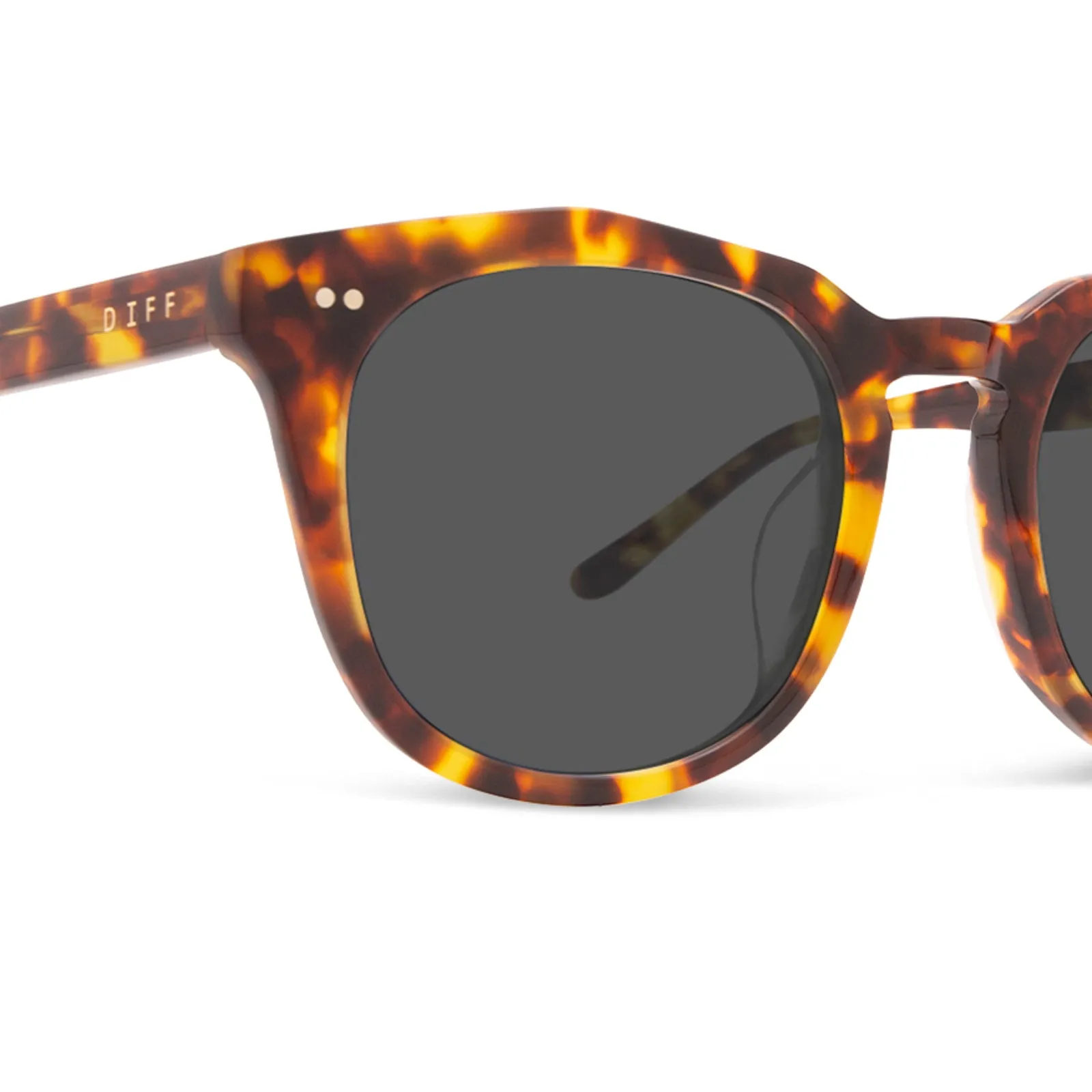 WESTON - AMBER TORTOISE + GREY SUNGLASSES sold by Diff Eyewear product image thumbnail 4