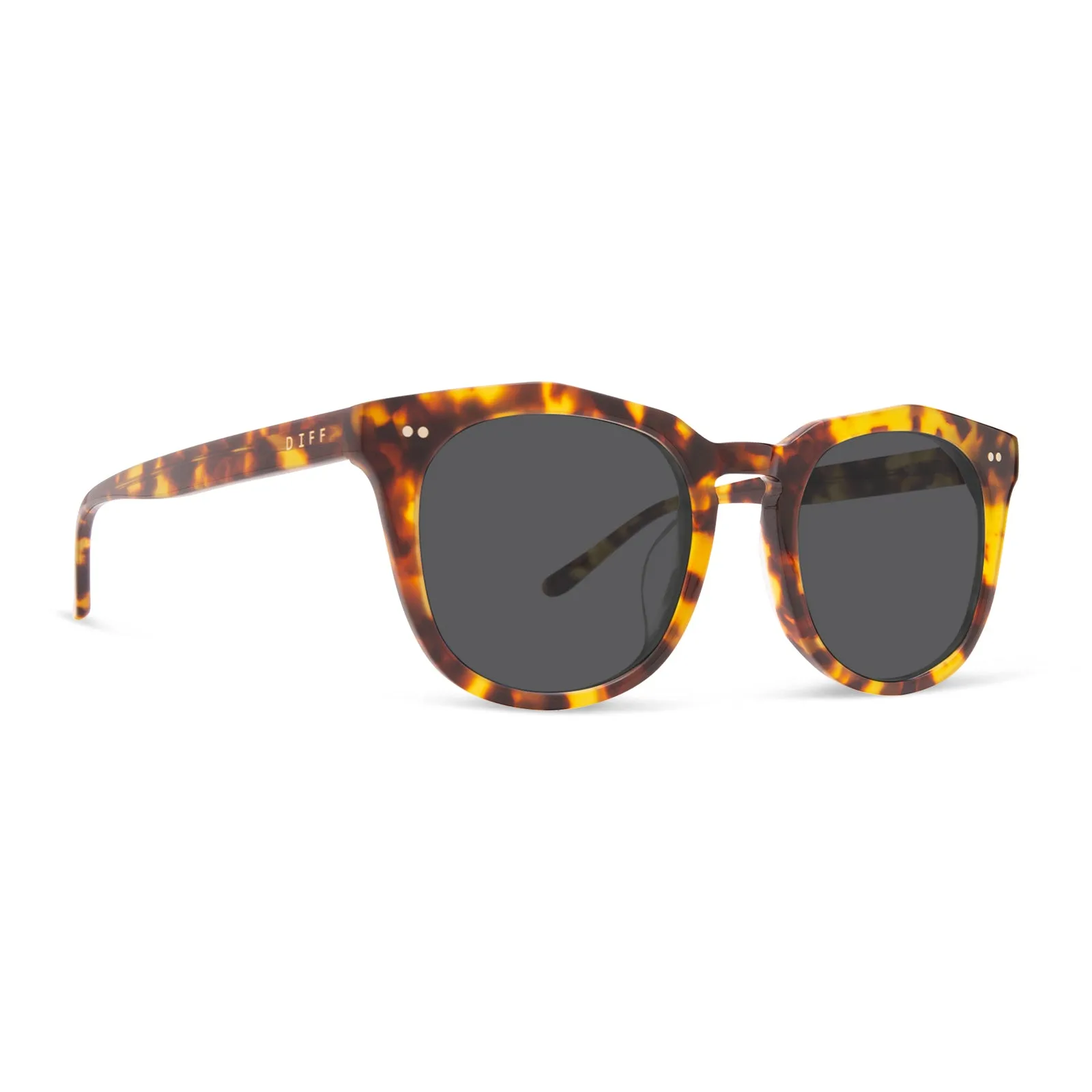 WESTON - AMBER TORTOISE + GREY SUNGLASSES sold by Diff Eyewear product image thumbnail 2