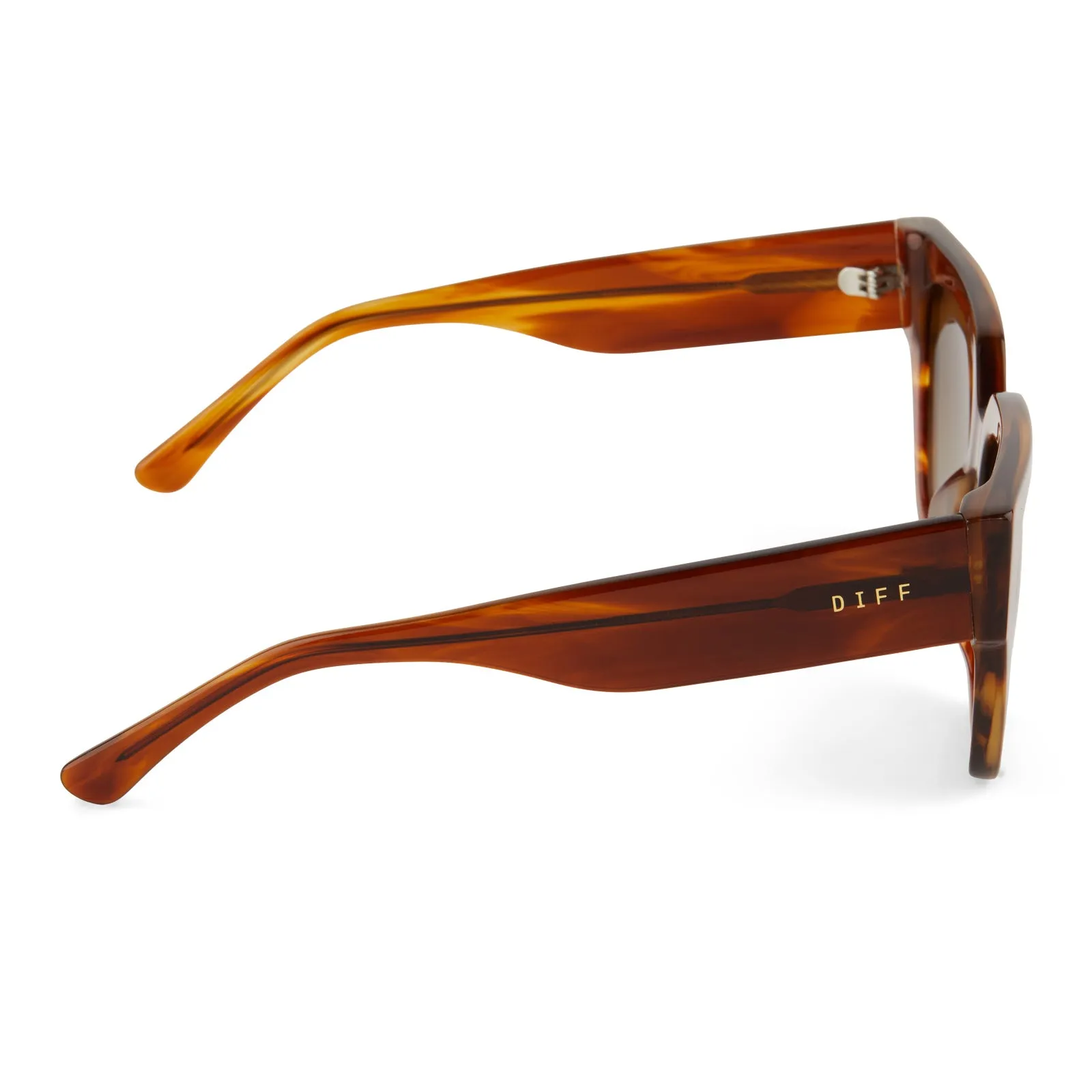 REMI II - HENNA TORTOISE + BROWN GRADIENT + POLARIZED SUNGLASSES sold by Diff Eyewear product image thumbnail 3