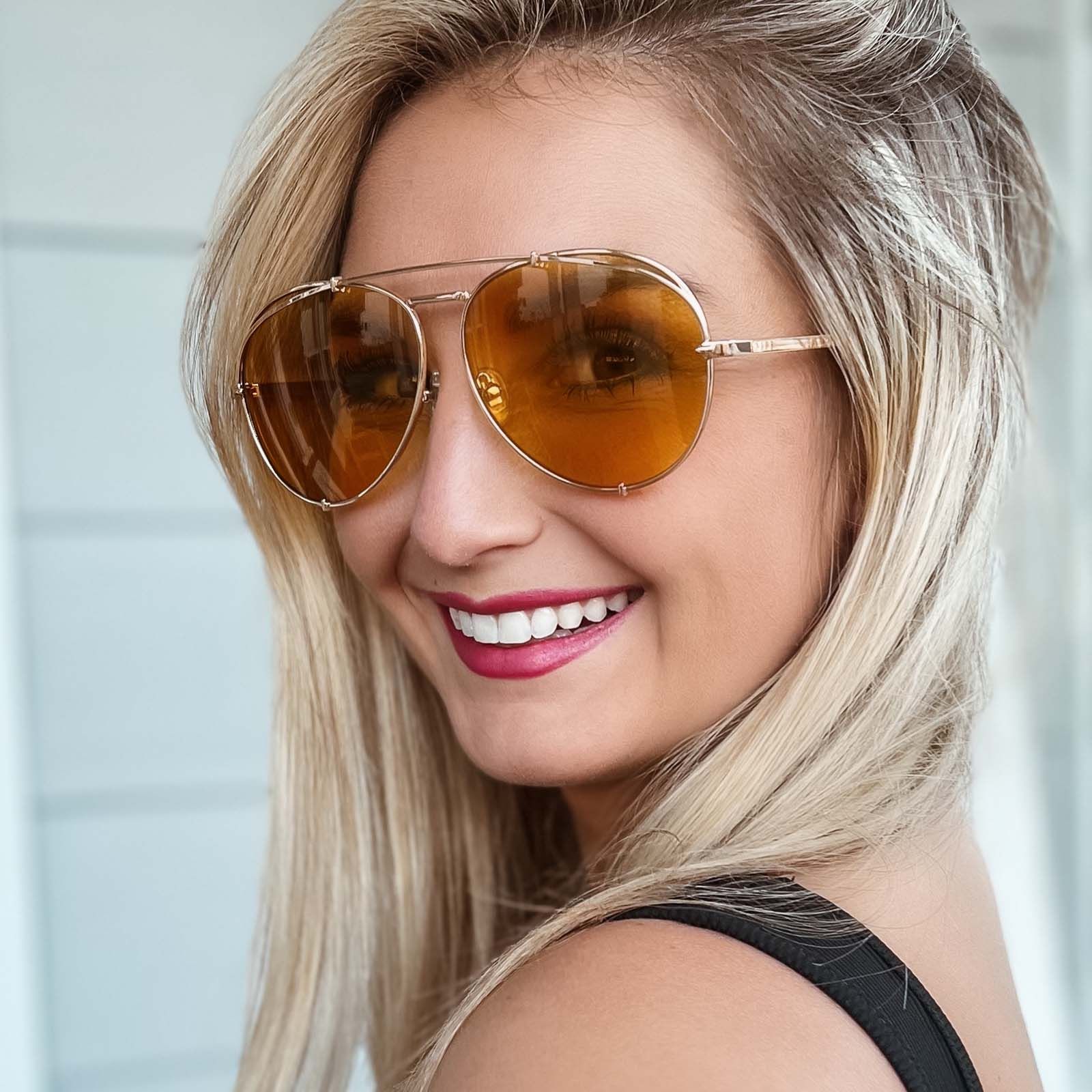 KOKO - GOLD + HONEY BEE SUNGLASSES sold by Diff Eyewear product image thumbnail 5