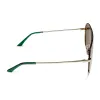 IMANI - GOLD + GREEN MIRROR SUNGLASSES sold by Diff Eyewear