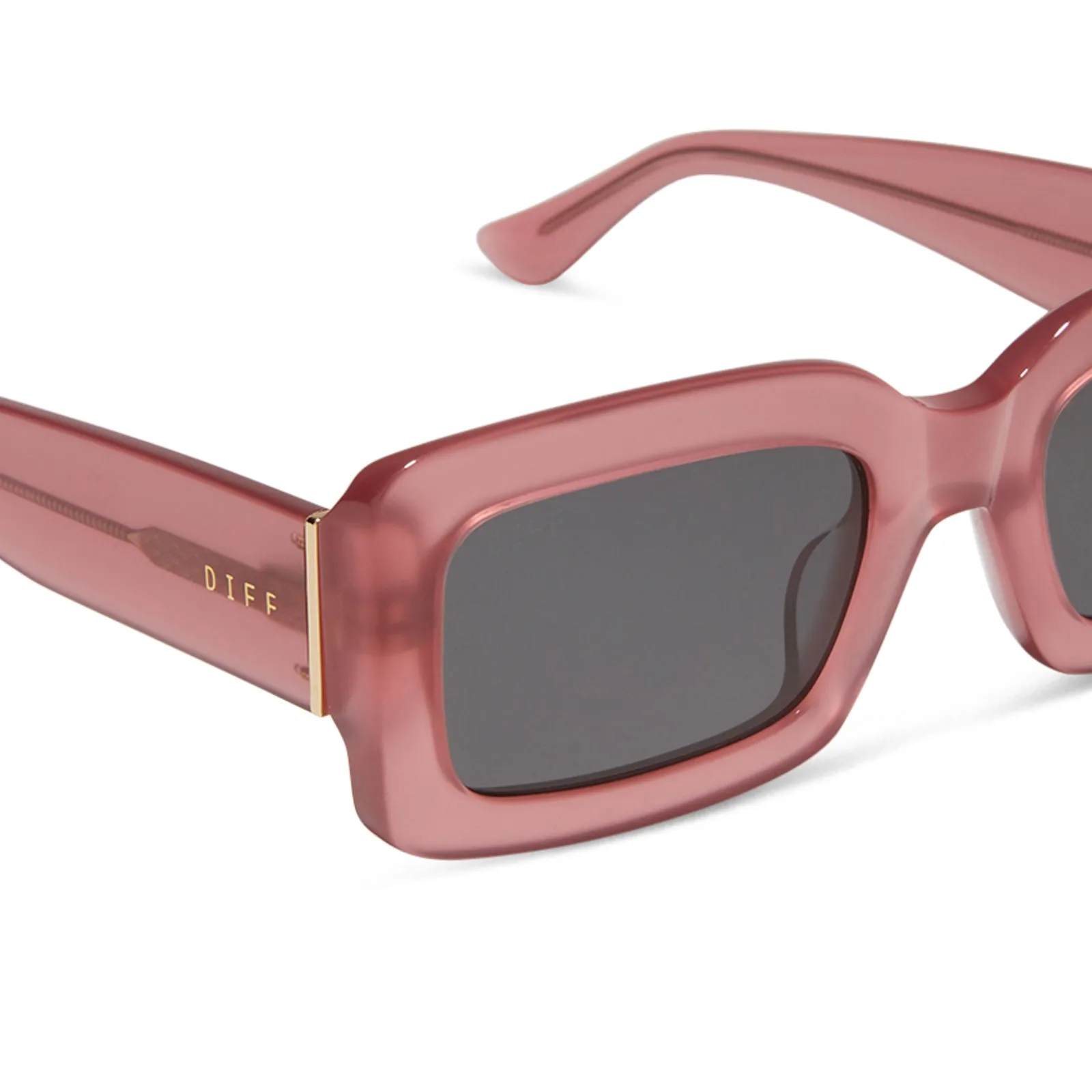 INDY - GUAVA + GREY SUNGLASSES sold by Diff Eyewear product image thumbnail 4